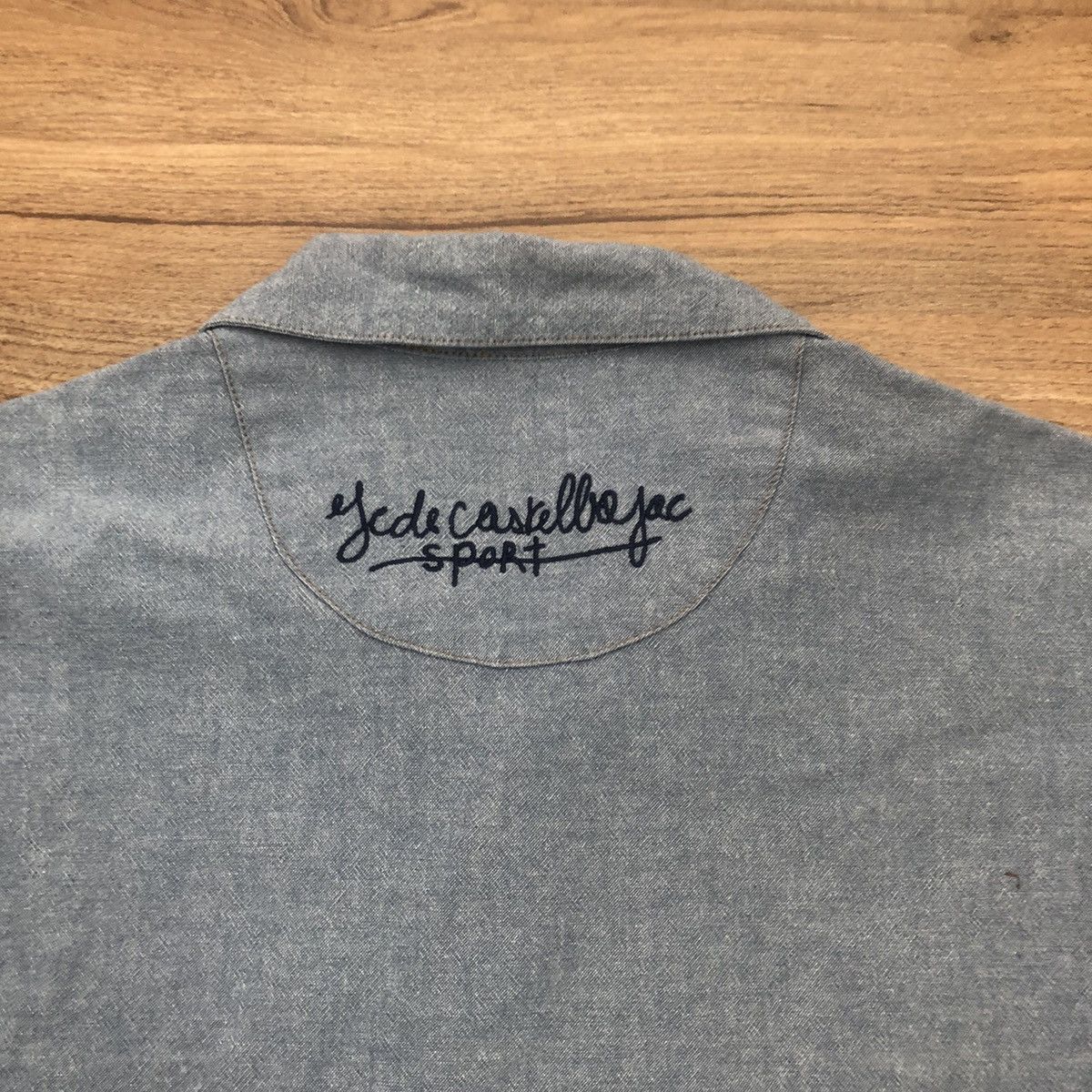 Jean Charles De Castelbajac × Vintage Vintage JC De Castelbajac Button Front Shirt Denim Size US S / EU 44-46 / 1 - 4 Thumbnail