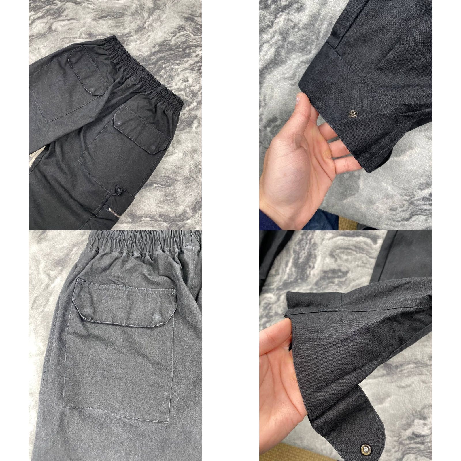 Vintage Represent Track Pant OG Cargos Pants Men L Black Jogger Activewear Gym & Training Mens Pants Size US 33 - 9 Thumbnail
