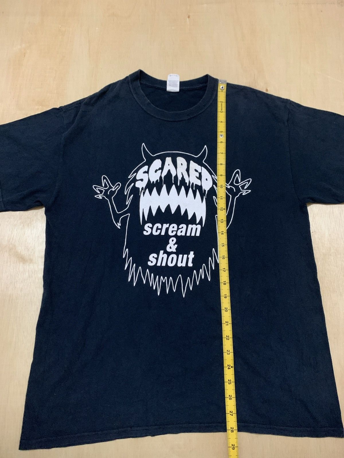 Hysteric Glamour × Japanese Brand Y2k Scared Scream & Shout Tshirt Size US M / EU 48-50 / 2 - 7 Thumbnail