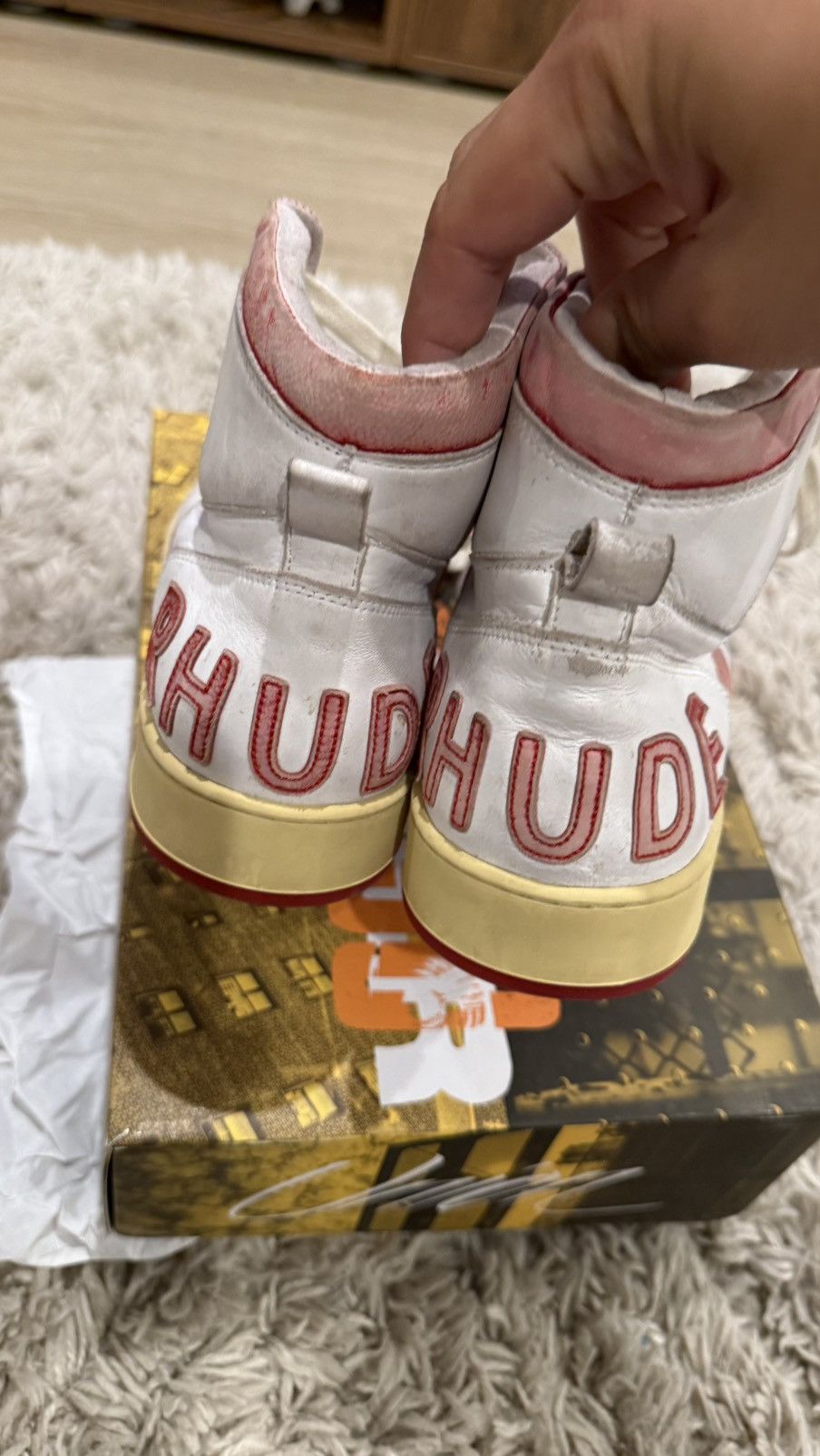 Rhude Rhude Rhecess red sz 10 Size US 10 / EU 43 - 3 Thumbnail