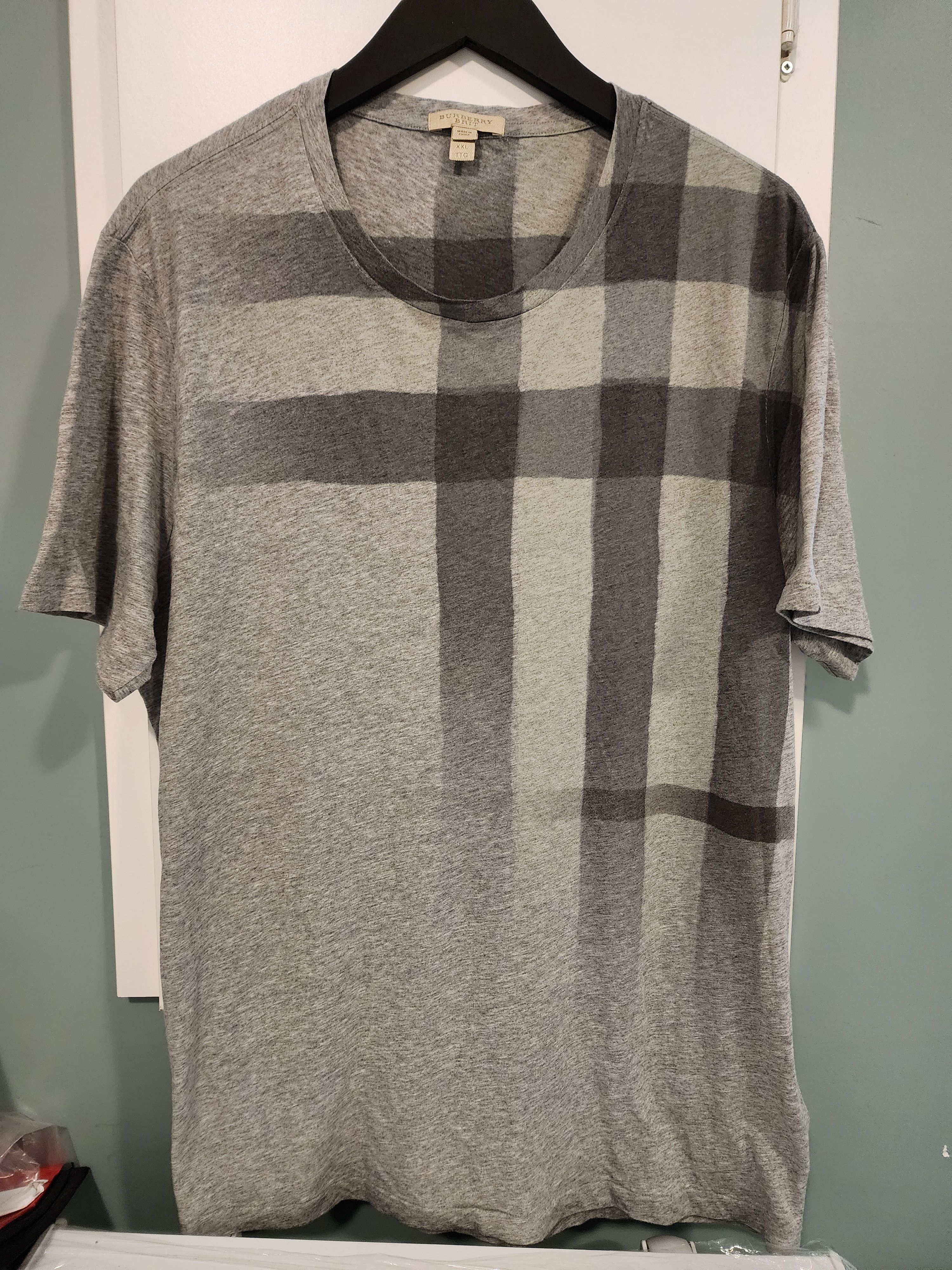 Burberry Nova check paint graphics shirt Size US XXL / EU 58 / 5 - 1 Thumbnail