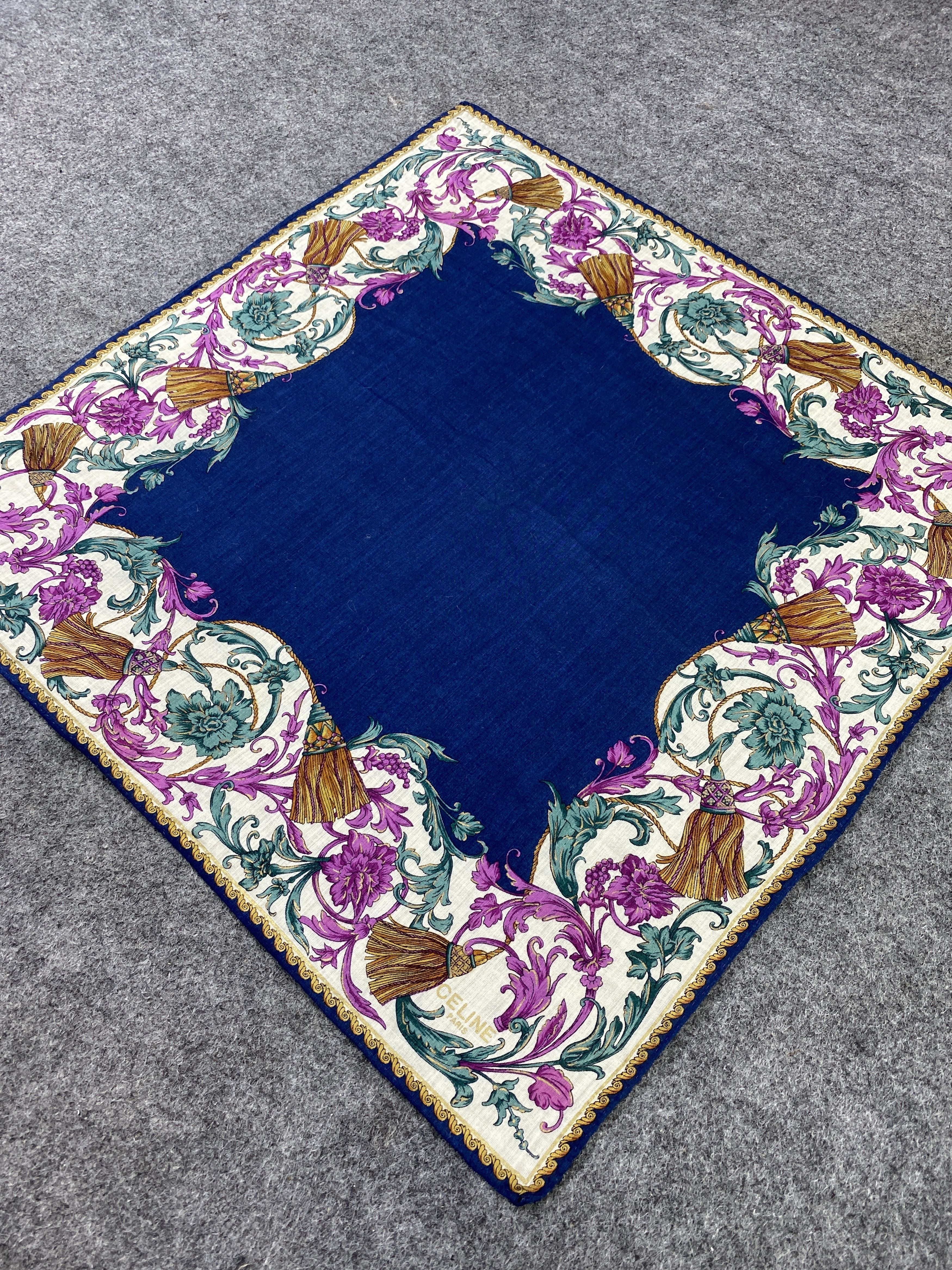 Celine Celine Handkerchief / Bandana / Neckerchief-B410 Size ONE SIZE - 4 Thumbnail