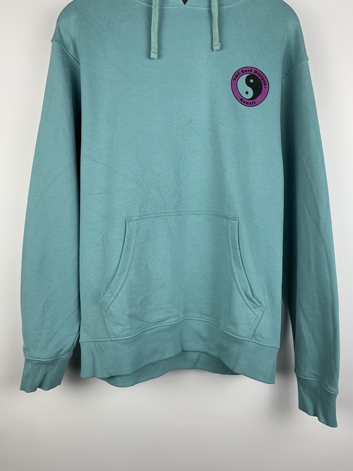 Designer T&C Surf Designs Hawaii Hoodie Men’s Size M Baby Blue Top Size US M / EU 48-50 / 2 - 8 Thumbnail