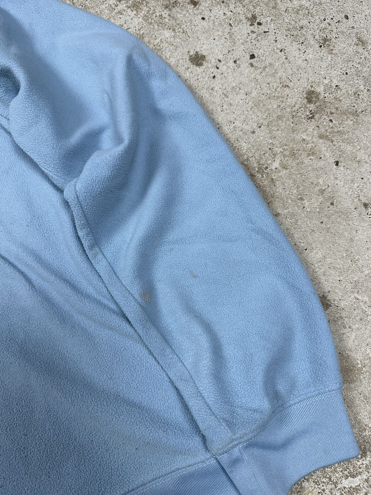 Nike × Vintage Vintage Y2K Nike Baby Blue Center Swoosh Fleece Hoodie Size US S / EU 44-46 / 1 - 4 Thumbnail