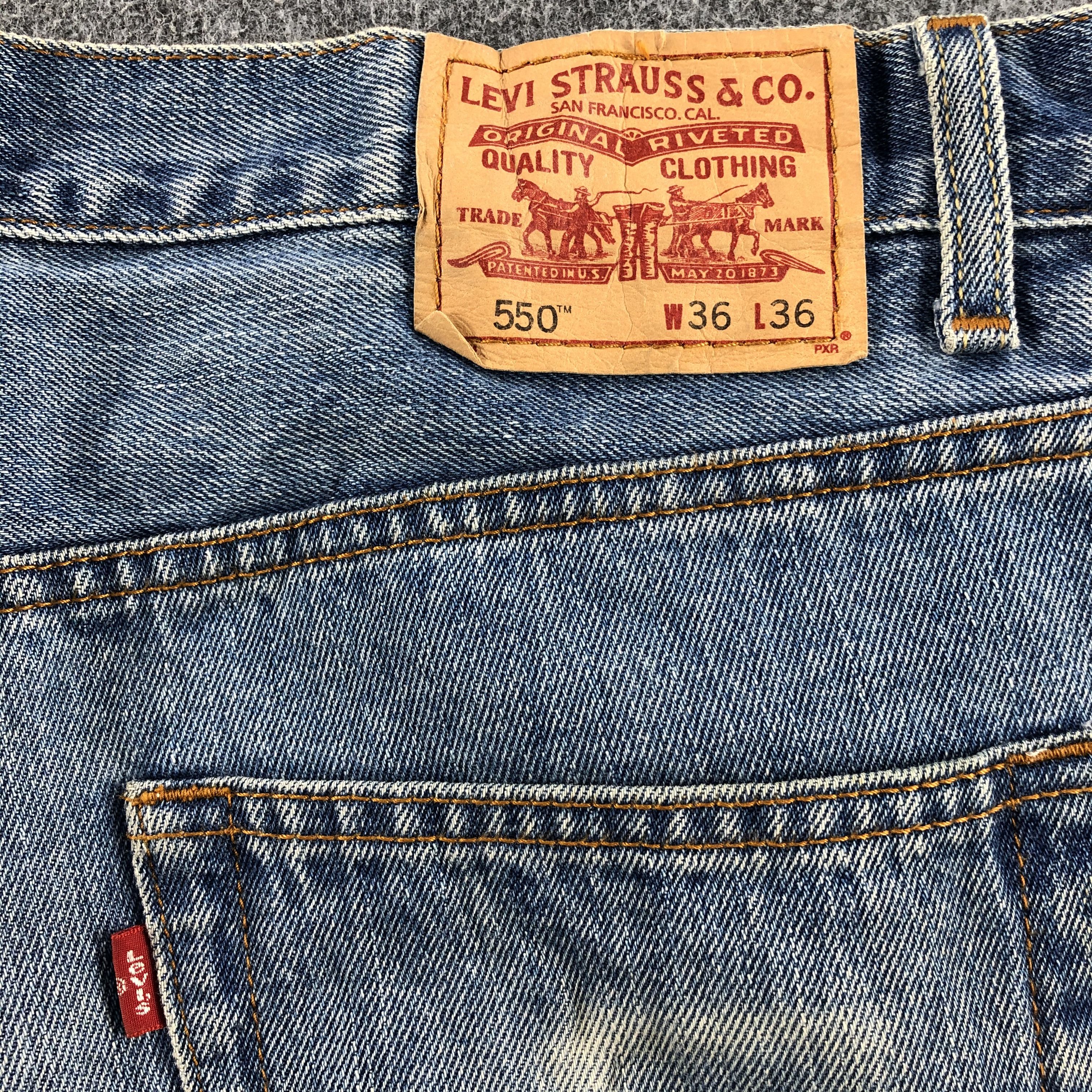 Levi's Vintage Mid Wash Levis 550 Jeans- J1311 Size US 37 - 5 Thumbnail