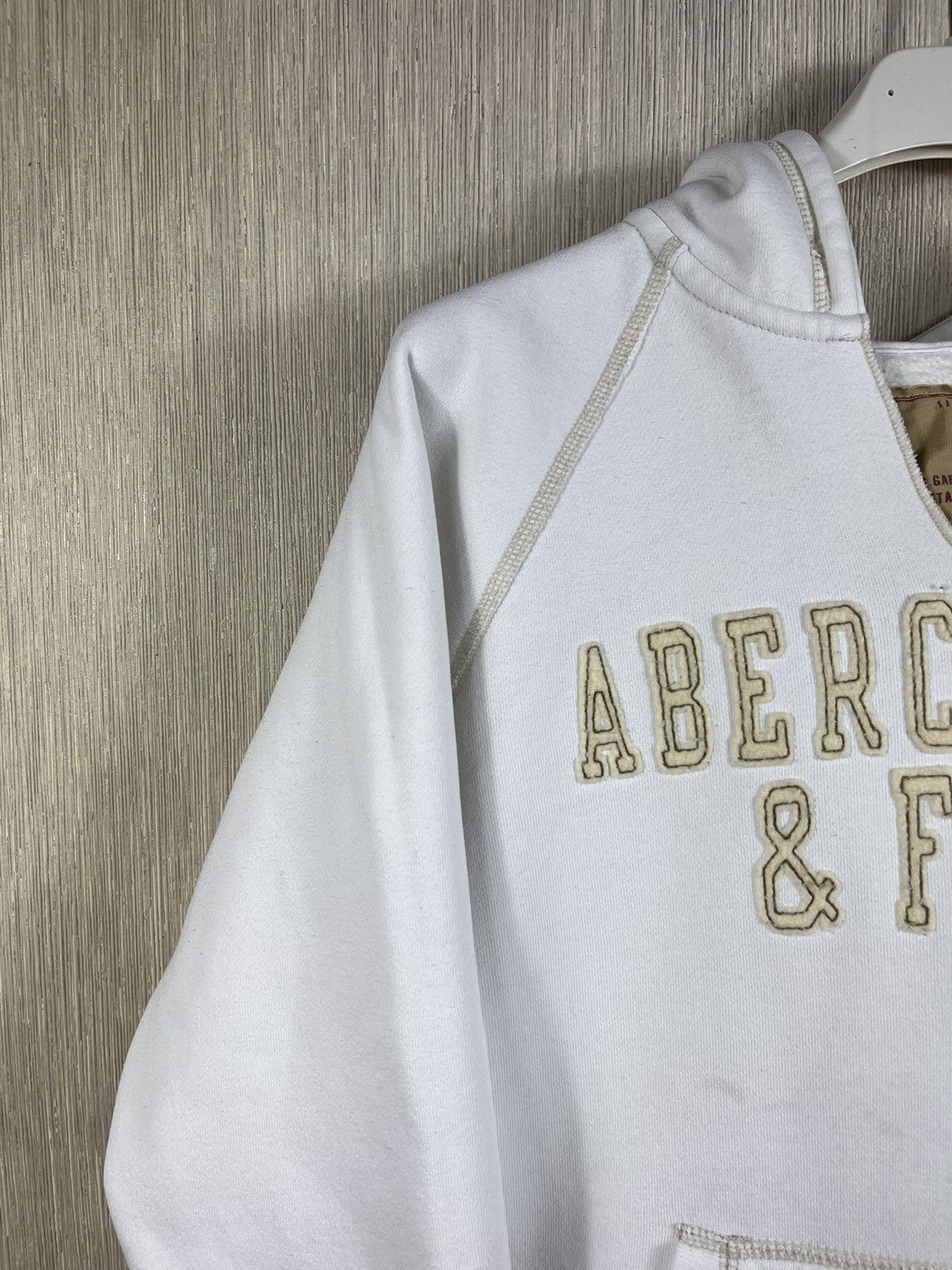 If Six Was Nine × Le Grande Bleu (L.G.B.) × Vintage Vintage Abercrombie & Fitch cut neck distressed hoodie y2k Size M / US 6-8 / IT 42-44 - 5 Thumbnail