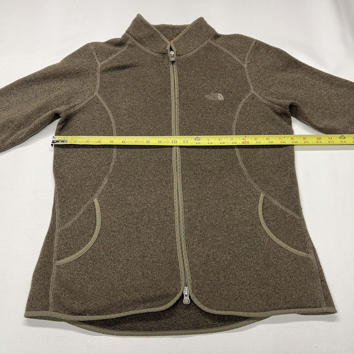 The North Face The North Face Sweatshirt Brown Fleece Full Zip Sweater Size L / US 10 / IT 46 - 17 Thumbnail