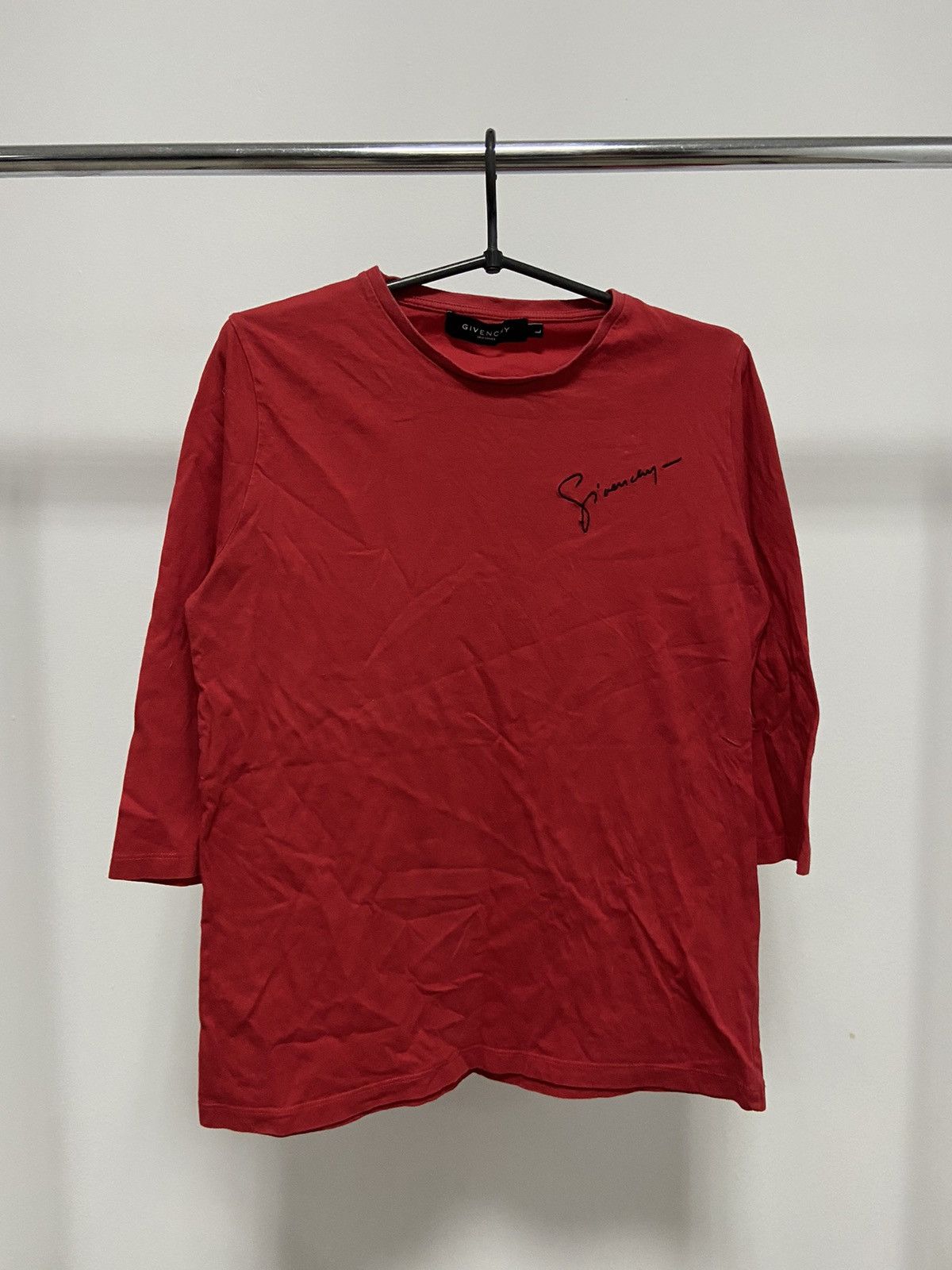 Givenchy Givenchy Longsleeve Vintage Luxury Small Big Logo Size L / US 10 / IT 46 - 2 Thumbnail