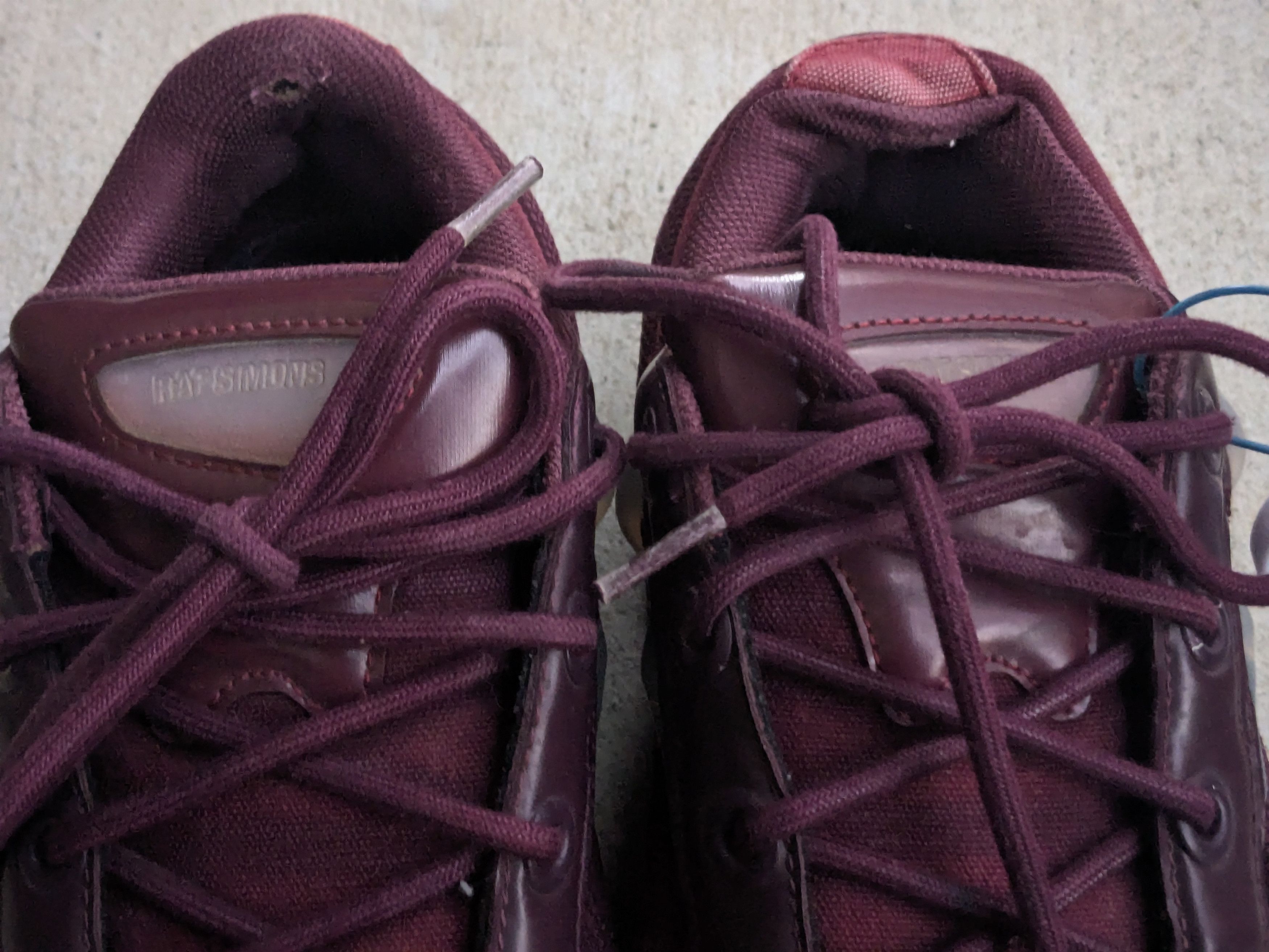 Adidas × Raf Simons Adidas Ozweego 3 Raf Simons Burgundy Red 8.5 B22538 Size US 8.5 / EU 41-42 - 5 Thumbnail