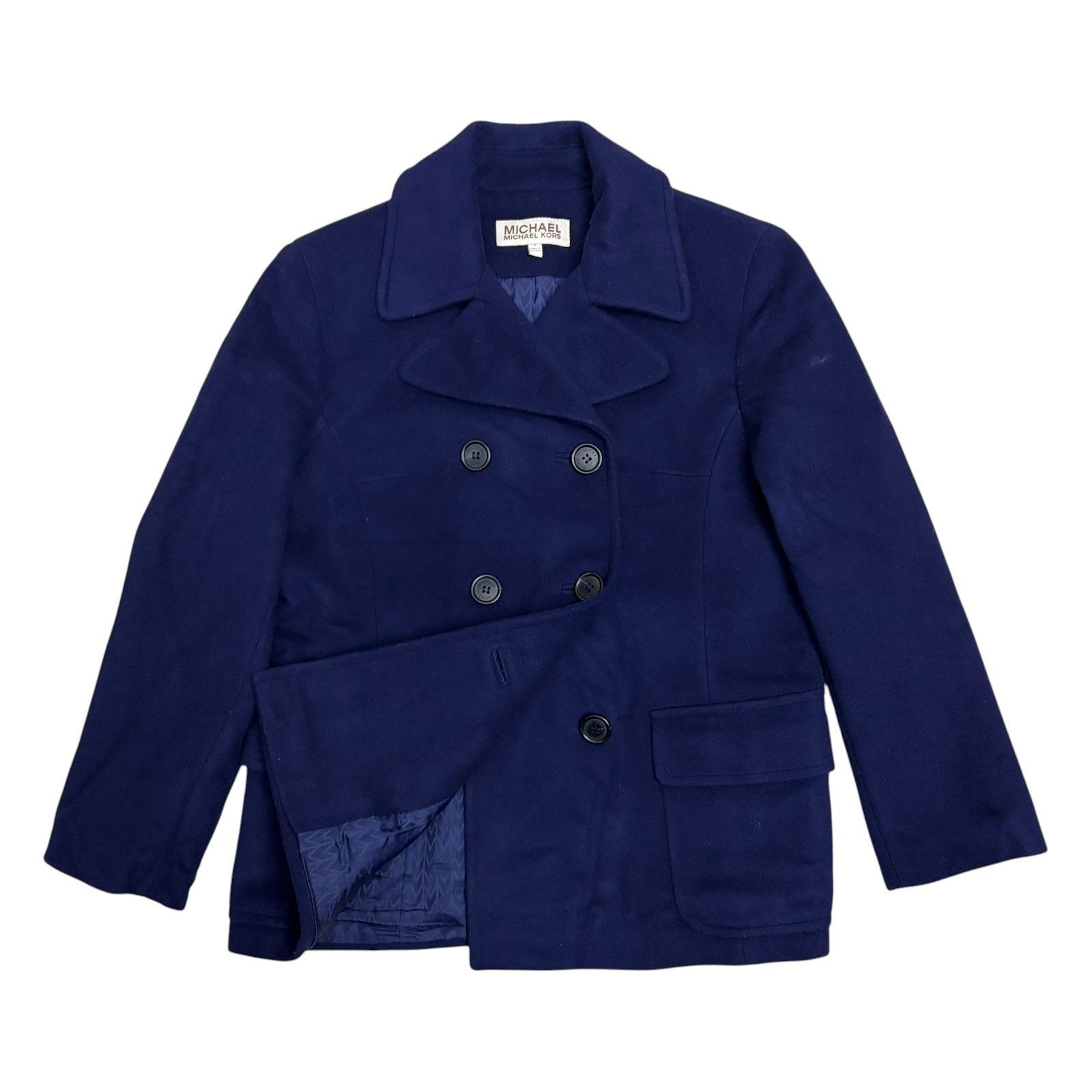 Michael Kors Michael Kors Wool Pea Coat Business Casual Trench Jacket 8 Size M / US 6-8 / IT 42-44 - 1 Thumbnail