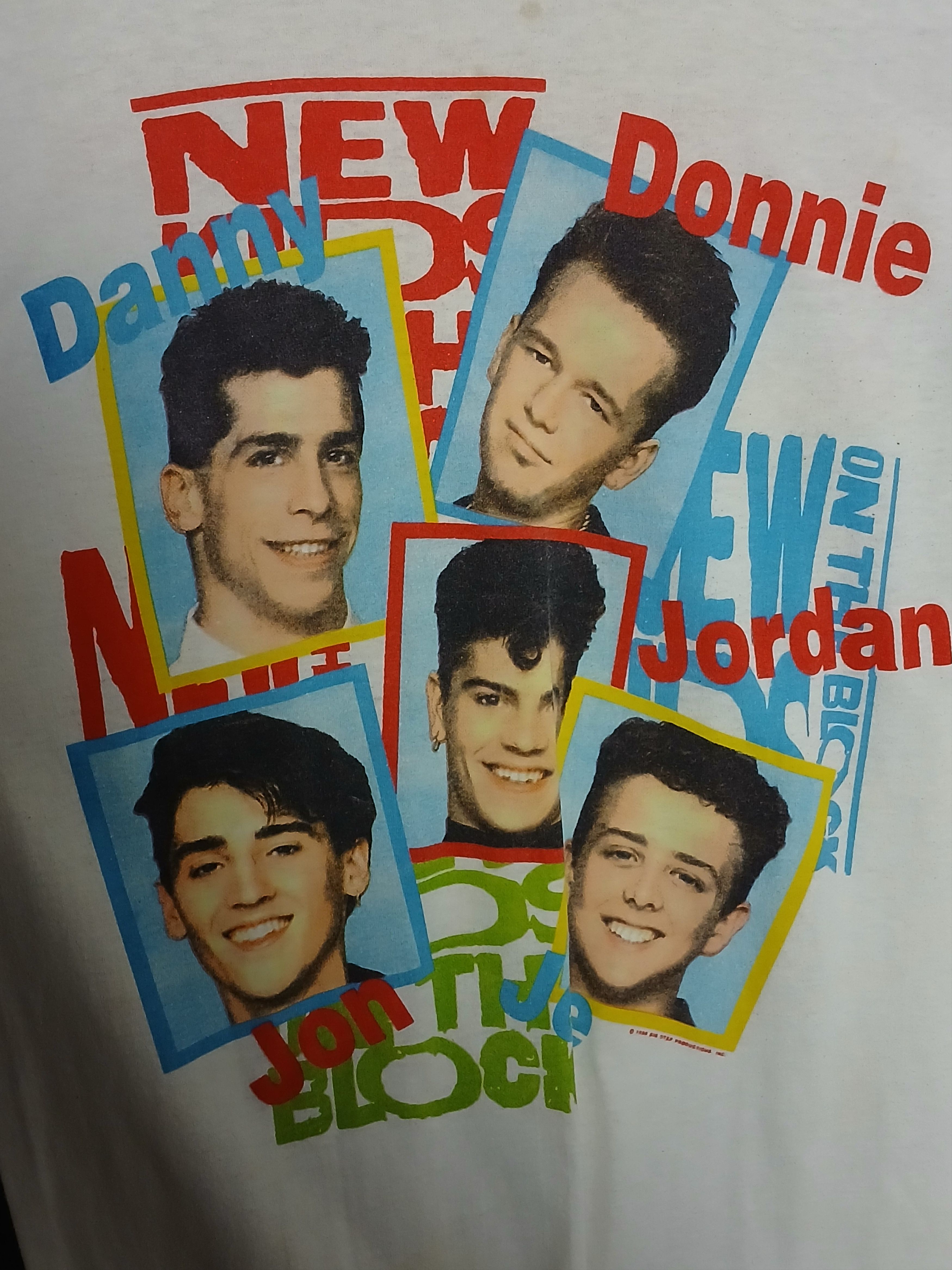 Band Tees × Vintage Vintage New Kids On The Block Single Stitch T-Shirt Size US S / EU 44-46 / 1 - 3 Thumbnail