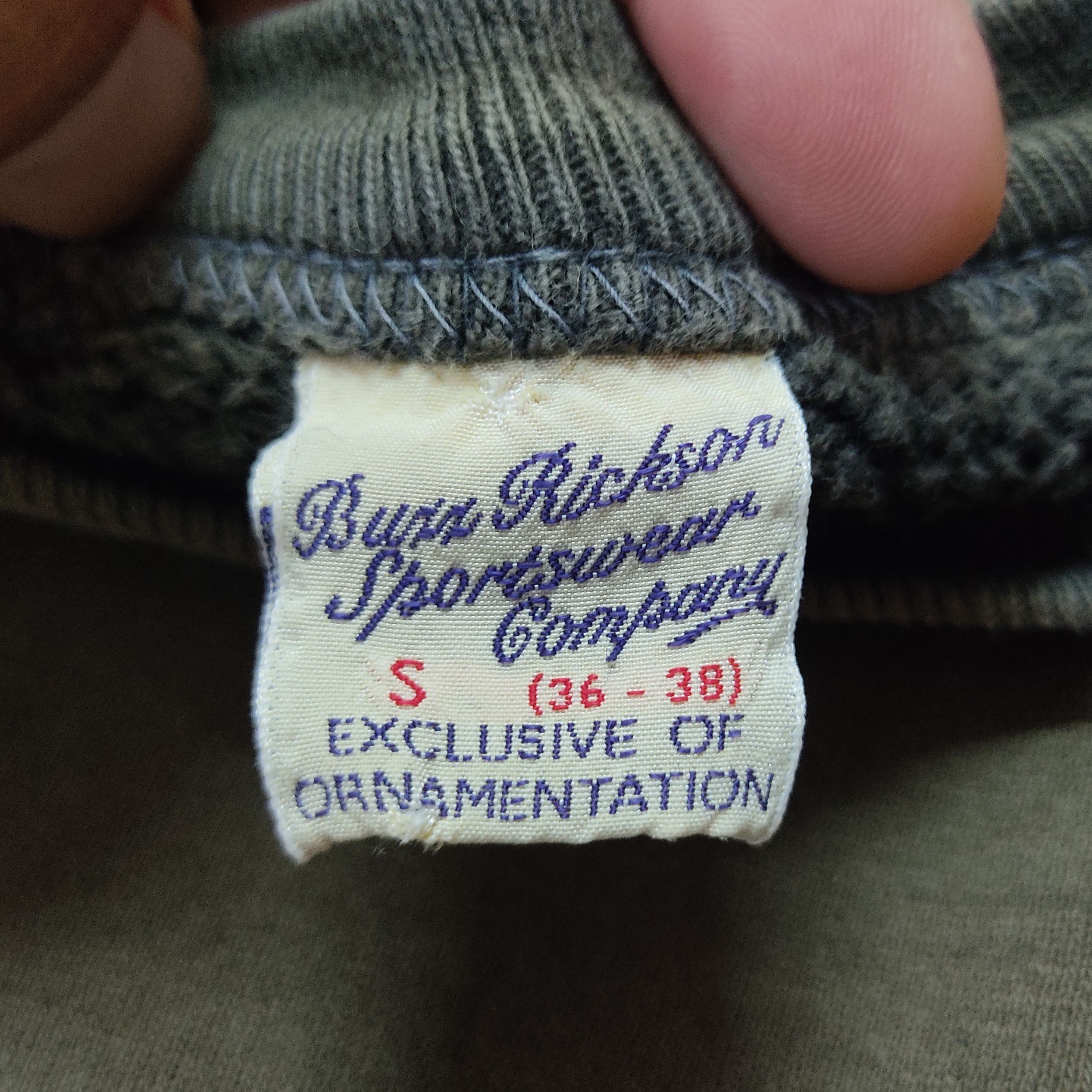 Buzz Rickson's Vintage 80s Buzz Rickson Jungle Air Force Sweatshirt Size US S / EU 44-46 / 1 - 8 Thumbnail