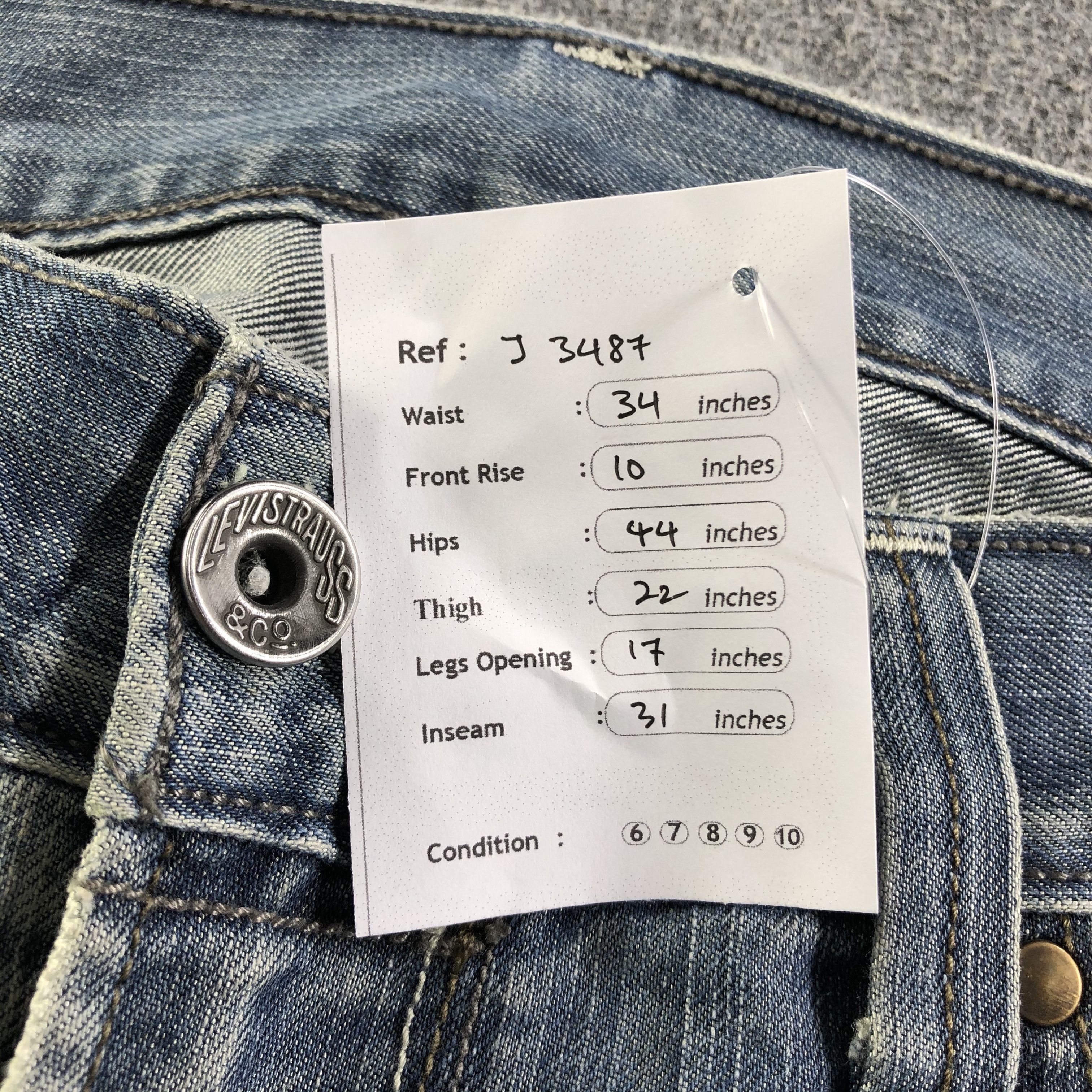 Levi's Vintage Levis 514 Jeans-J3487 Size US 34 / EU 50 - 12 Thumbnail