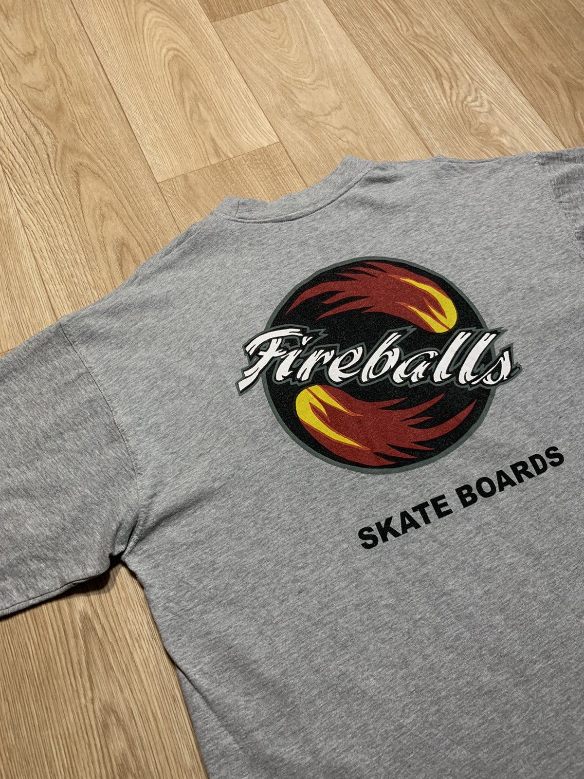 Powell Peralta Vintage Fireballs Skate Boards Oversized T-Shirt Size US XL / EU 56 / 4 - 3 Thumbnail