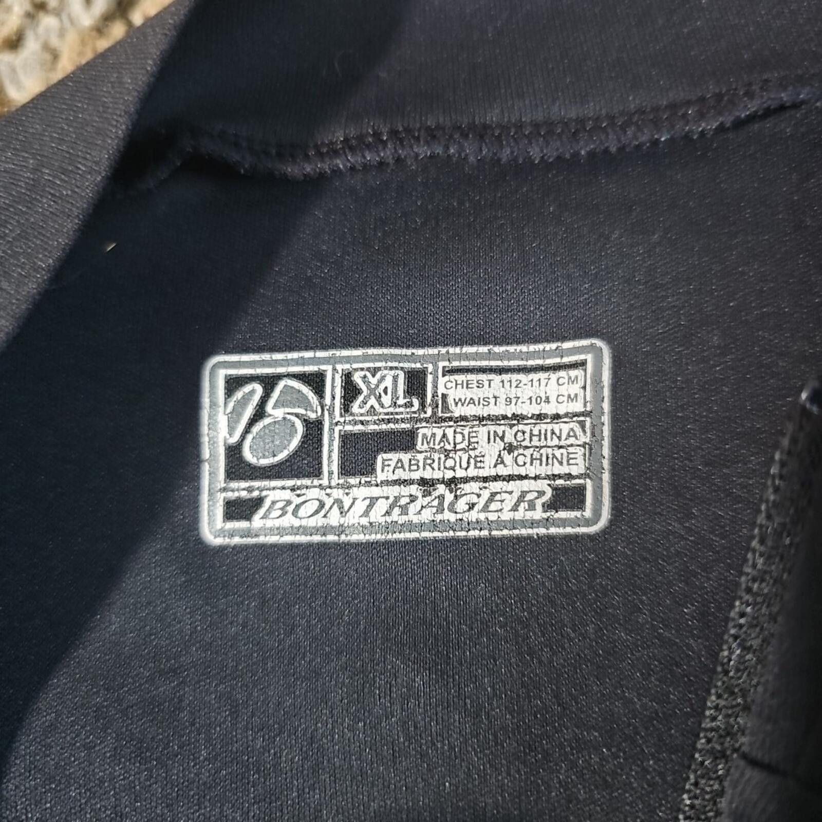 Other Bontrager XL 1/2 zip Black Solstice Bike Jersey Size ONE SIZE - 3 Thumbnail