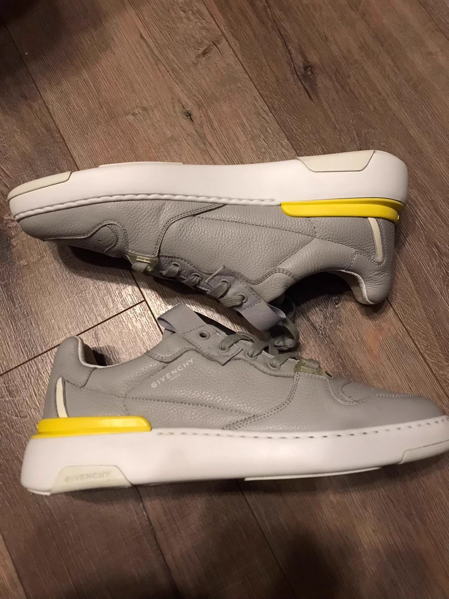 Givenchy Givenchy 44 Cement Gray Leather Trainers Size US 11 / EU 44 - 7 Thumbnail