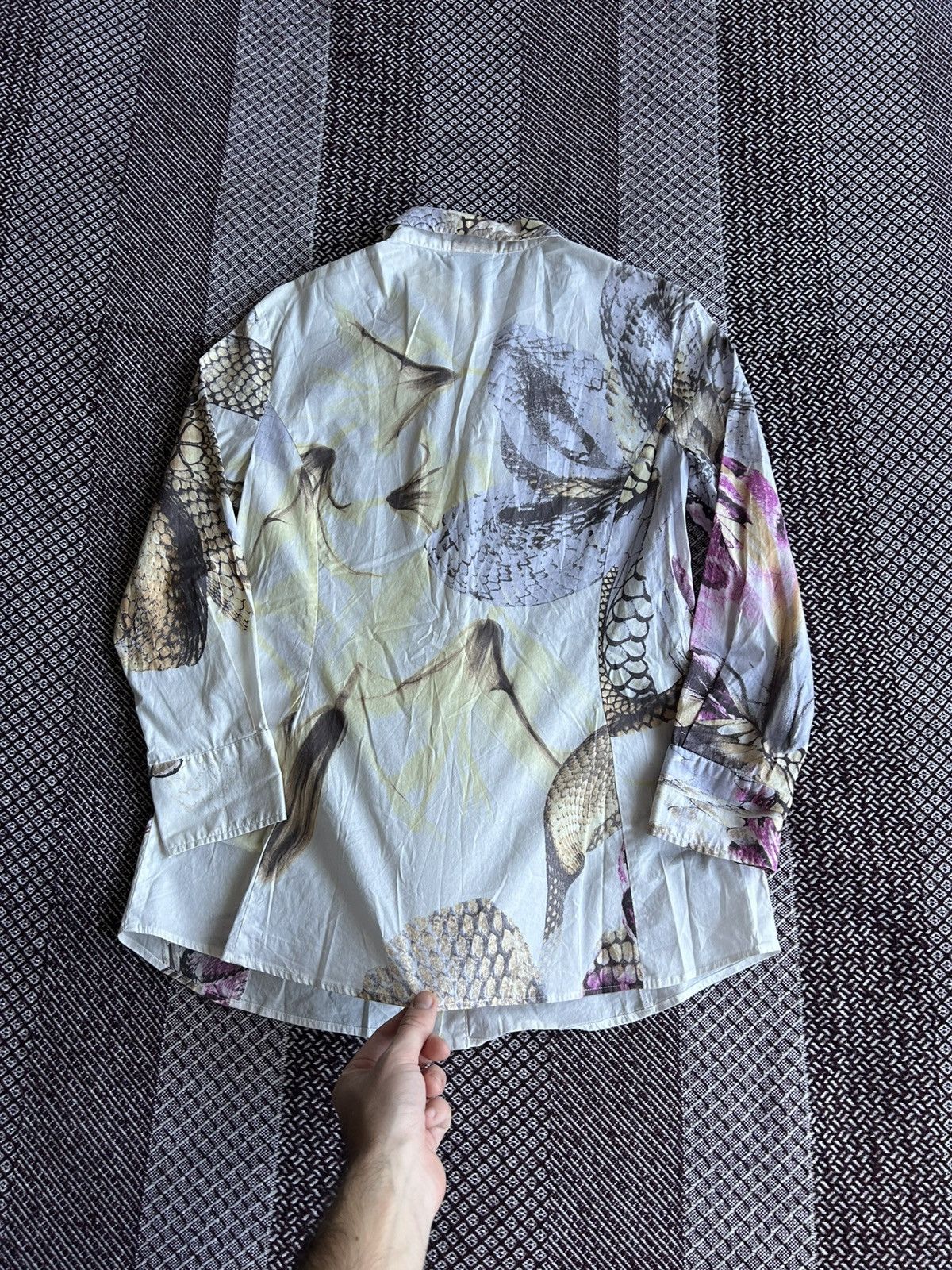 Just Cavalli Vintage Roberto Cavalli Luxury Women Shirt Solid Style Sz 46 Size L / US 10 / IT 46 - 14 Thumbnail