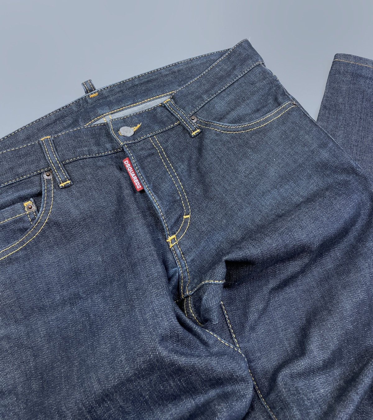 Dsquared2 DSQUARED2 Raw Indigo Denim Slim Jean Pants Size 48 Italy Size US 34 / EU 50 - 4 Thumbnail