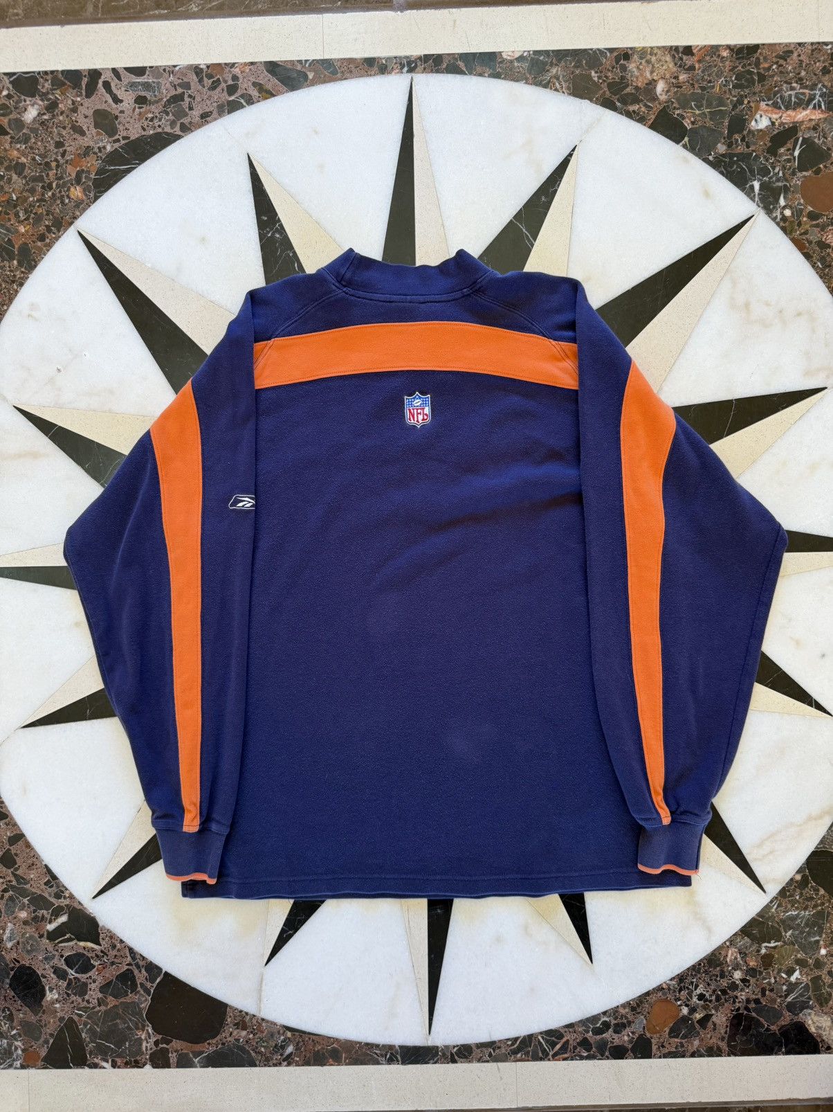 Reebok Vintage Reebok NFL Denver Broncos Mock Neck Fleece Large Size US L / EU 52-54 / 3 - 7 Thumbnail