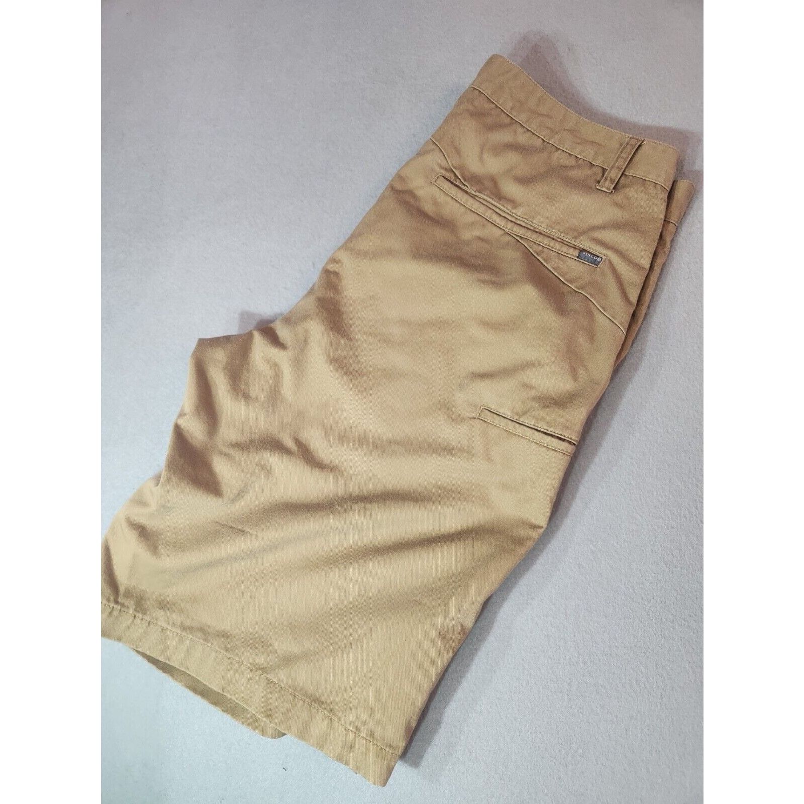 Volcom Volcom Men's Frickin Chino Shorts Size 34 Brown Skate Wear Size US 34 / EU 50 - 3 Thumbnail