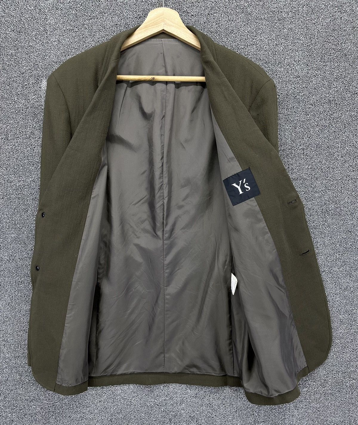 Yohji Yamamoto Vintage Yohji Yamamoto Trashed Wool Blazer Coats Jacket Size US M / EU 48-50 / 2 - 7 Thumbnail