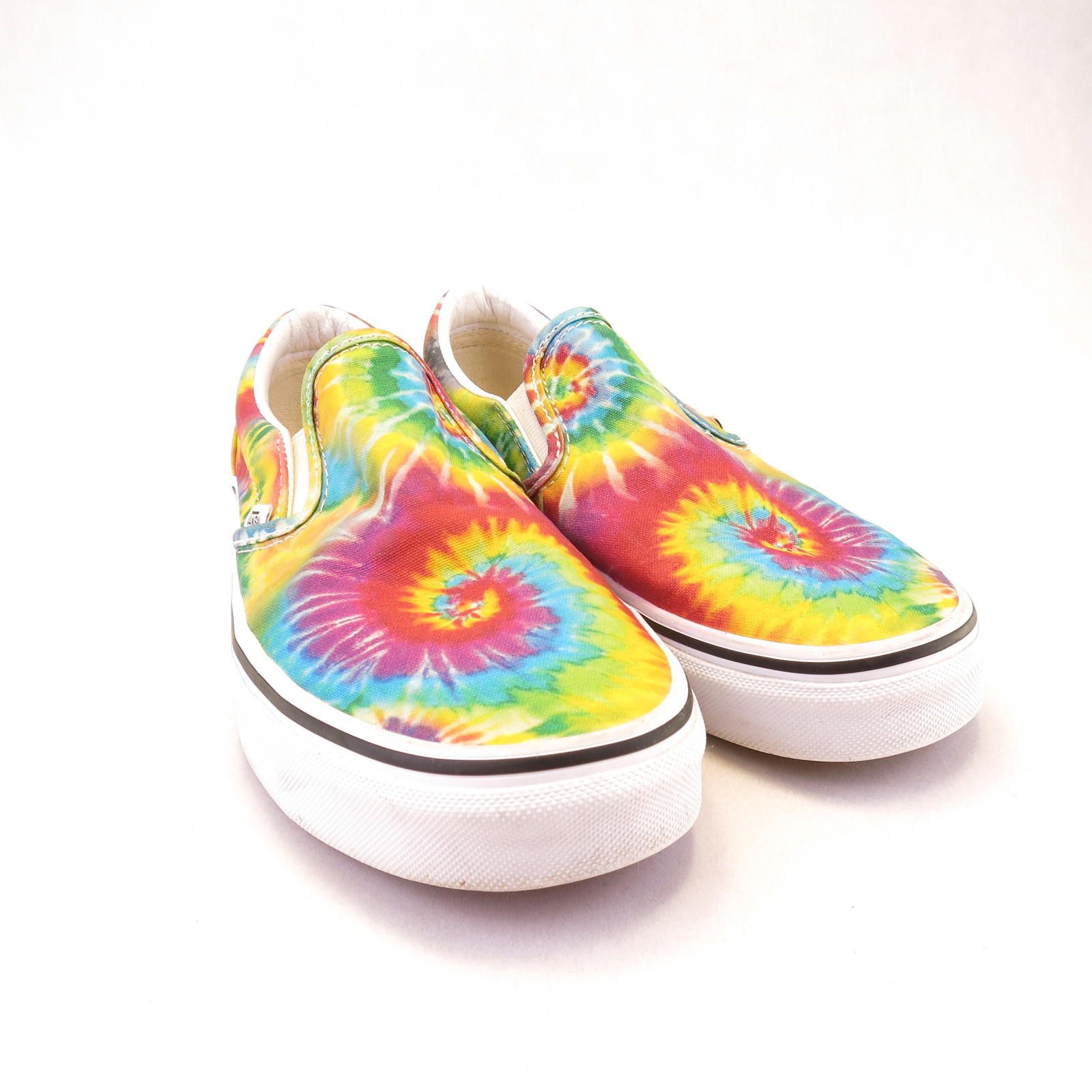 Vans Vans Tie-Dye Slip-Ons - Colorful Casual Sneakers Size US 6.5 / EU 39-40 - 1 Thumbnail