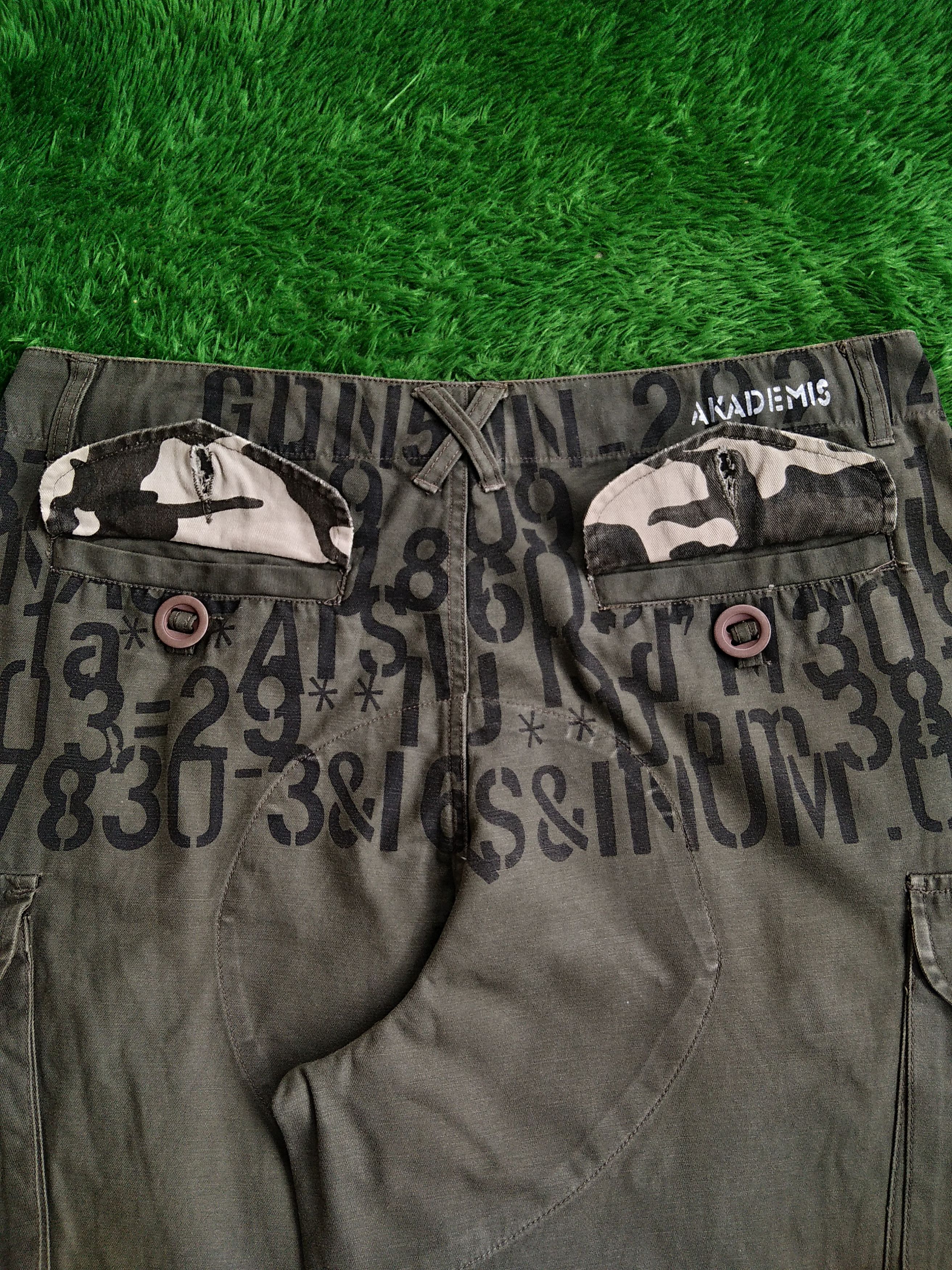 Akademiks × If Six Was Nine 🔥RARE🔥 Y2k Akademiks Stadium Division Trousers Cargo Pants Size US 34 / EU 50 - 7 Thumbnail
