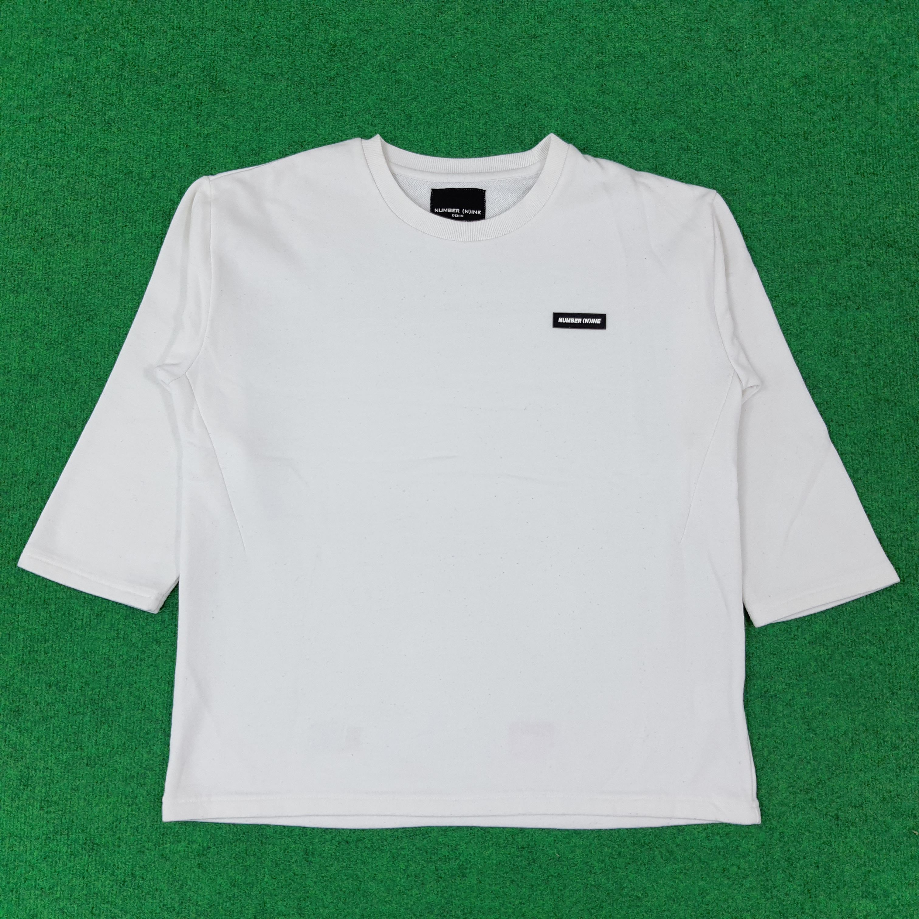 Number (N)ine Vintage Number Nine Denim 3 Quarter Tshirt C239N30 Size US XL / EU 56 / 4 - 3 Thumbnail