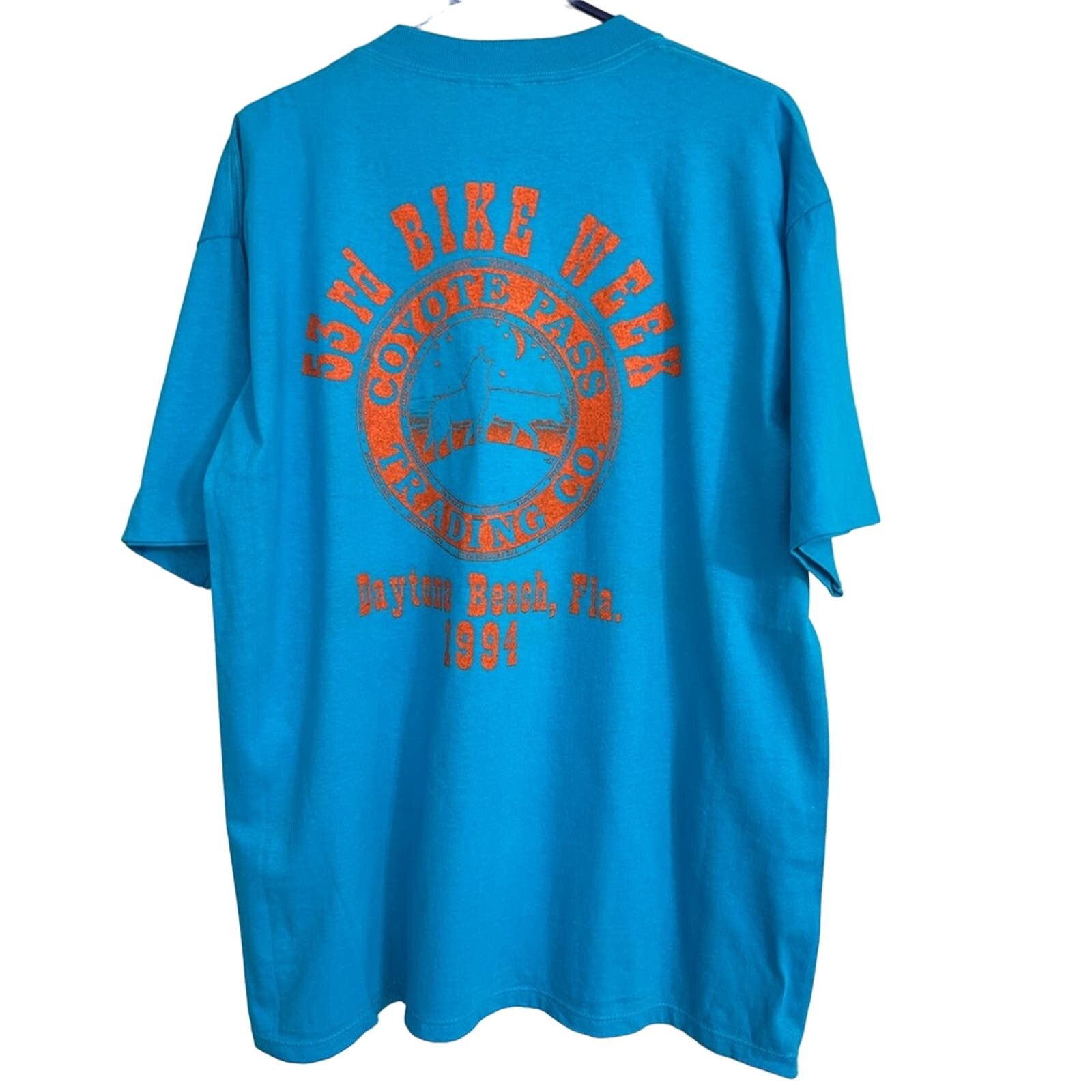 Vintage Vintage 90’s Bike Week SZ XL Single Stitch 2-Sided Shirt NEW Size US XL / EU 56 / 4 - 2 Thumbnail