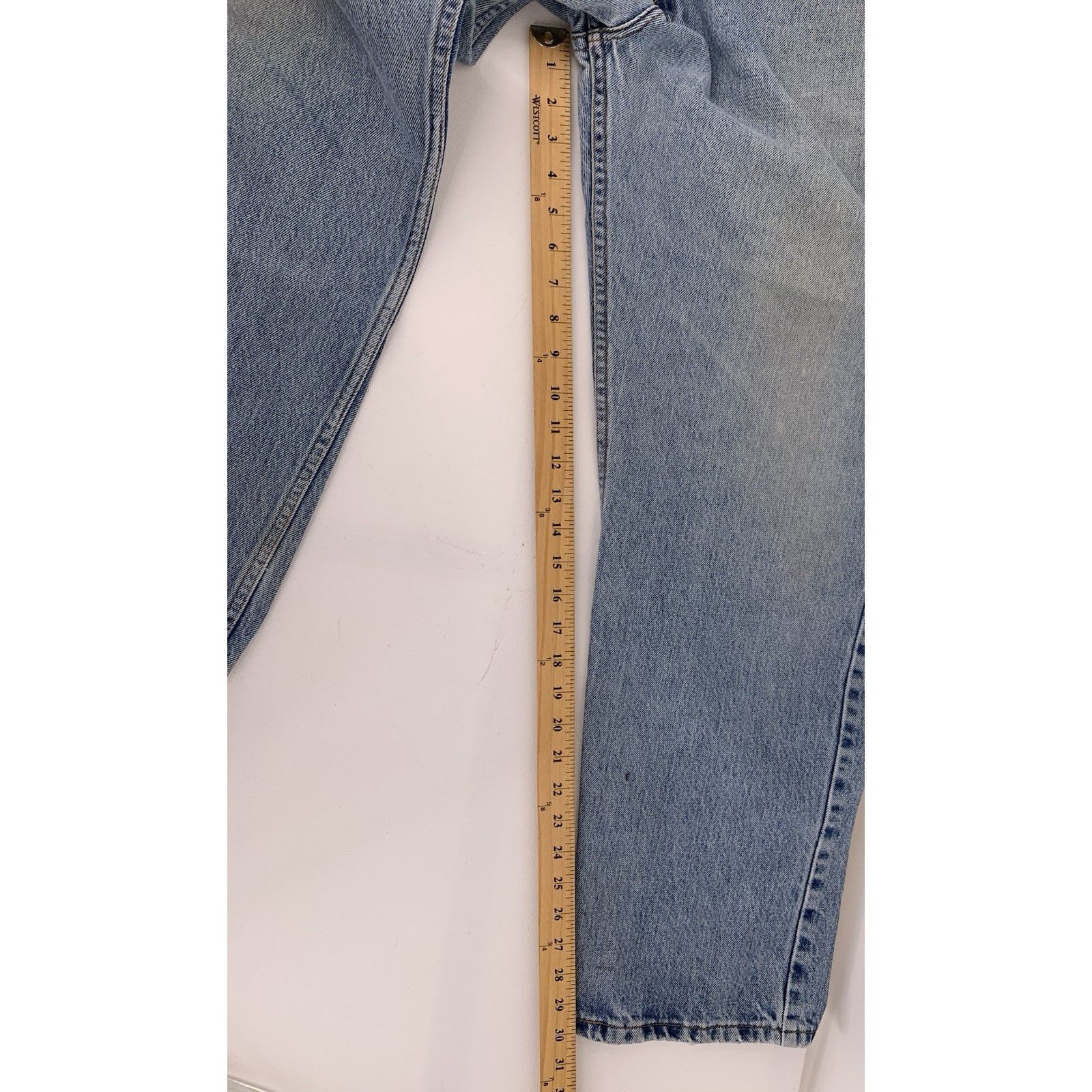 Levi's VTG Levi's 505 36x30" Blue Jeans Y2K MADE IN USA Distressed Size US 36 / EU 52 - 15 Thumbnail