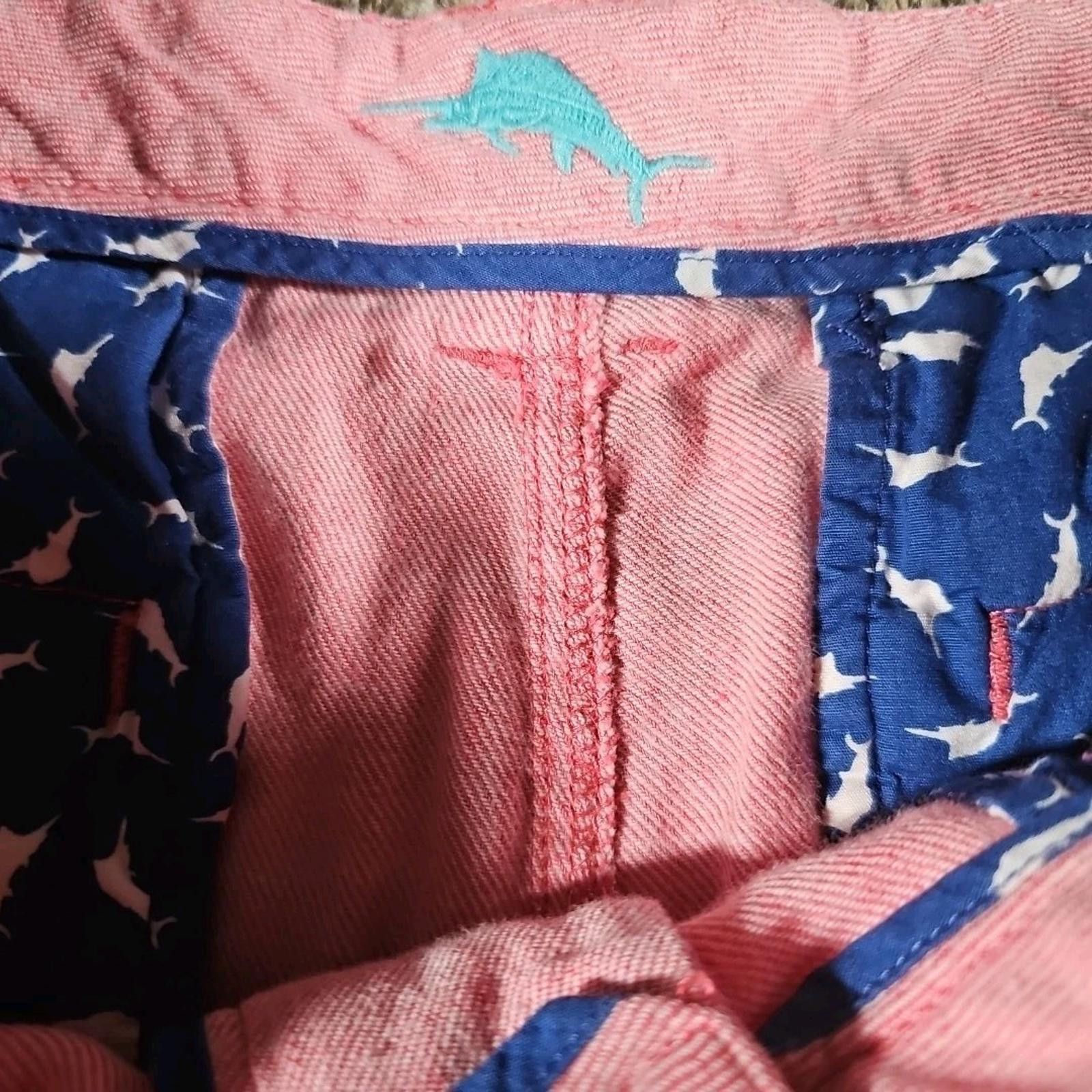 Tommy Bahama Tommy Bahama Sz 36 Pink Linen Shorts Size US 36 / EU 52 - 2 Thumbnail