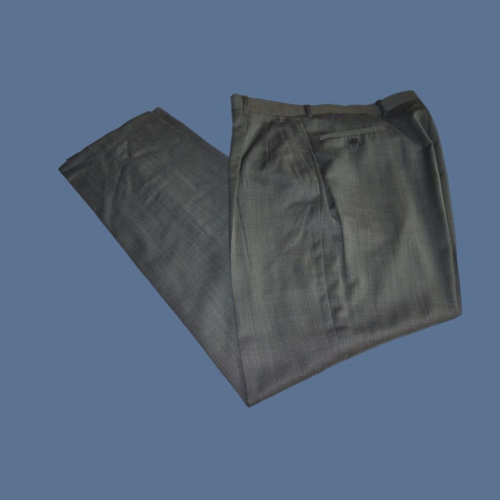 Vintage VINTAGE Natazzi Mens Dress Pants Wool Cashmere Blend Gray 36 Size US 36 / EU 52 - 1 Thumbnail
