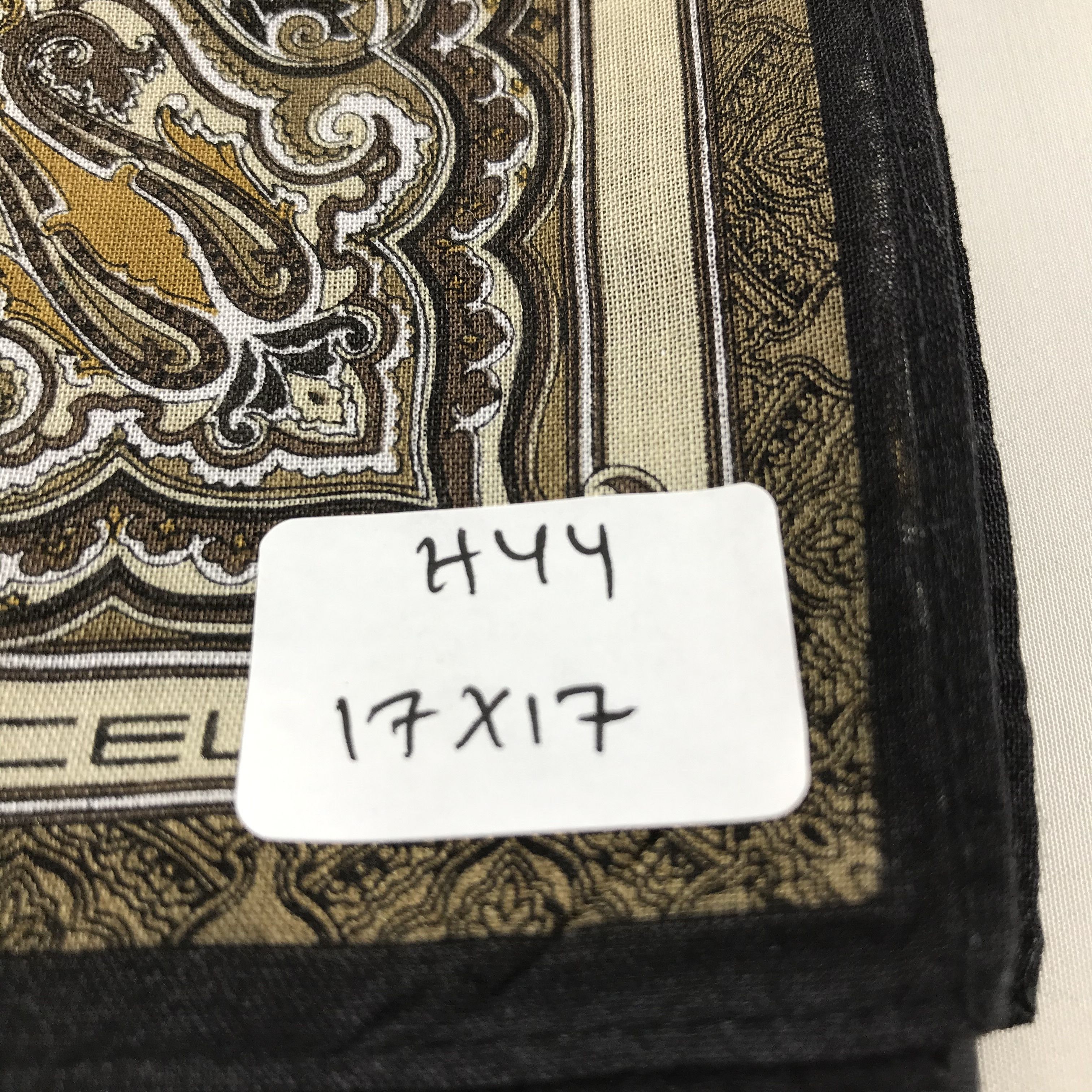 Lancel Lancel Paisley Handkerchief Neckerchief Bandana H44 Size ONE SIZE - 6 Thumbnail