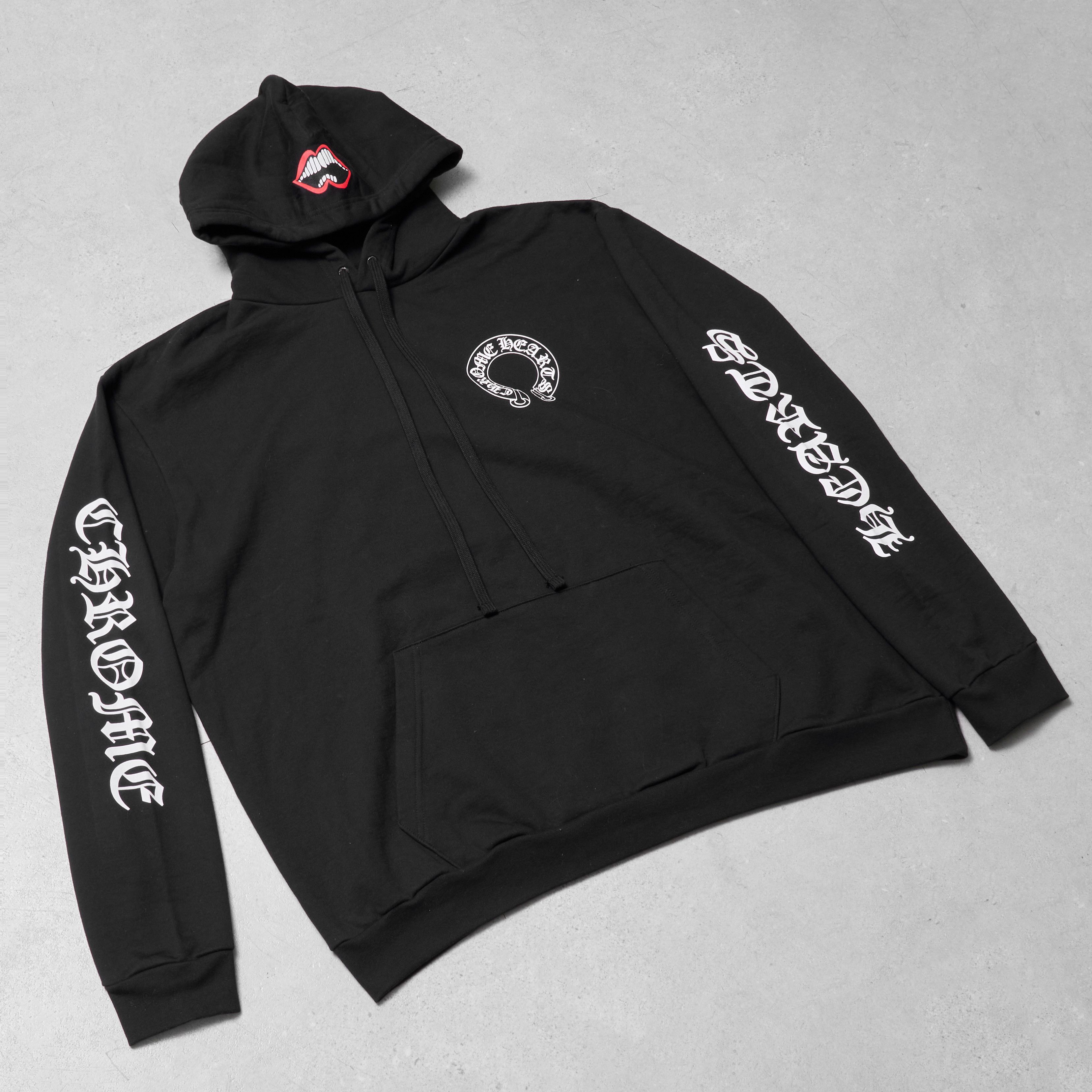 クロムハーツMatty Boy Shoulder Logo Hoodie Chrome Hearts Matty Boy Shoulder Logo Hoodie - Black - Rover