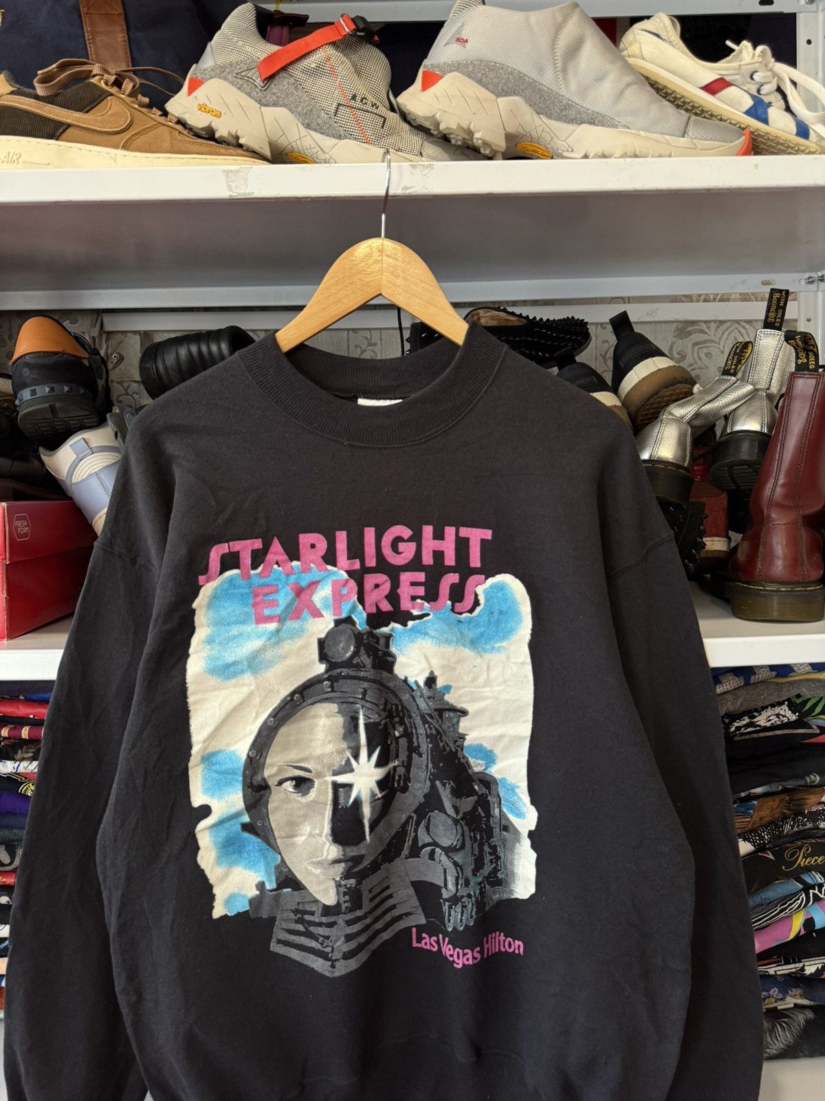 Vintage Vintage Starlight Express Las Vegas Hilton Sweatshirt – 80s Size US L / EU 52-54 / 3 - 19 Thumbnail
