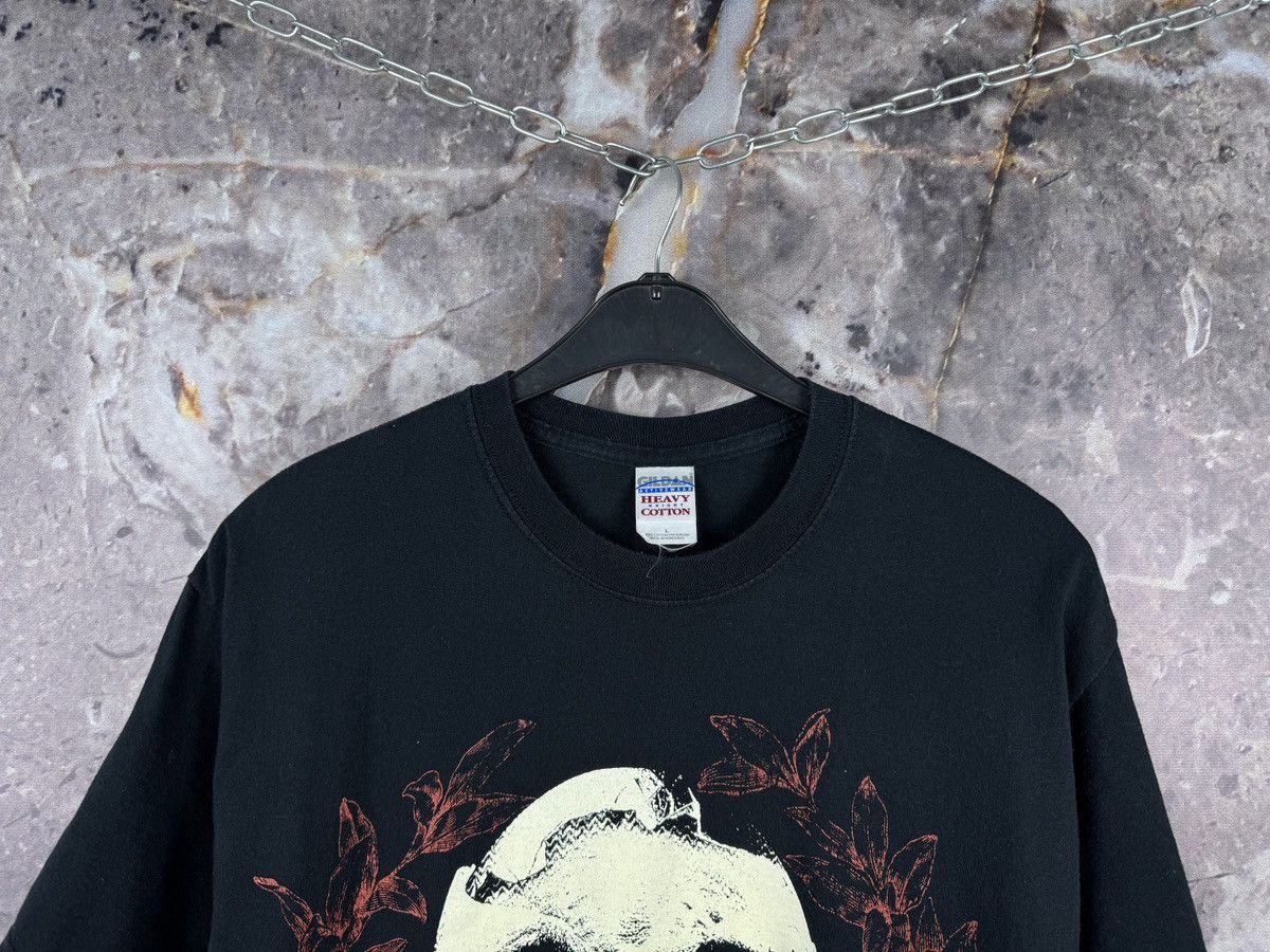 Gildan Throwdown Skull Graphic T-Shirt Heavy Metal Hardcore Tee Size US L / EU 52-54 / 3 - 2 Thumbnail