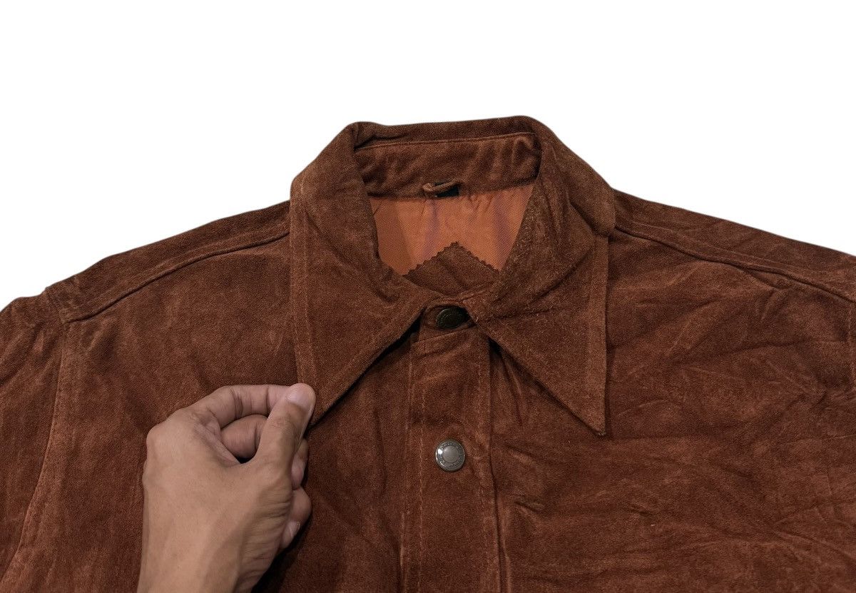 Leather Vintage Windarmor Nichiwa Western Suede Leather Jacket Size US S / EU 44-46 / 1 - 6 Thumbnail