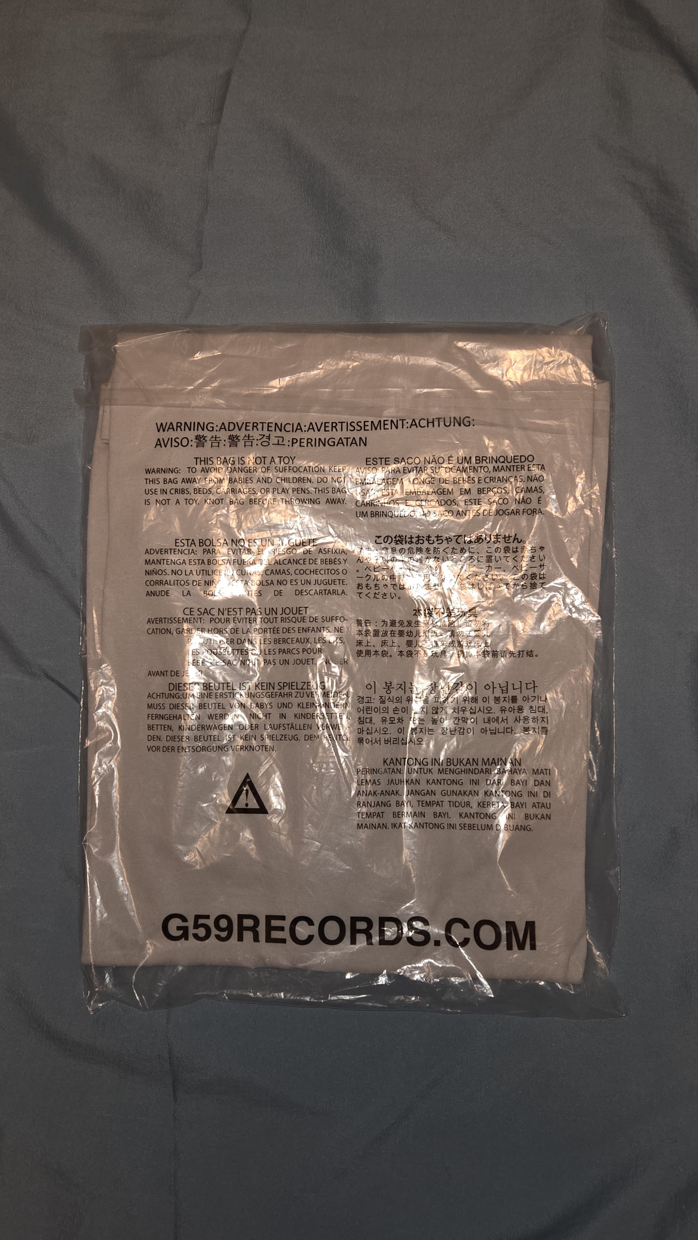 G59 Records G59 Vanity Tee Grey L Size US L / EU 52-54 / 3 - 3 Thumbnail