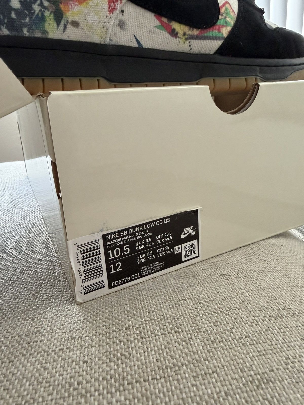 Nike × Supreme Supreme Nike SB Dunk Low “Rammellzee” Size 10.5 Size US 10.5 / EU 43-44 - 10 Thumbnail