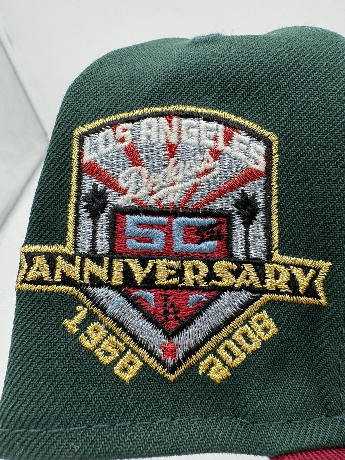 New Era Los Angeles Dodgers Fitted 50th Anniversary Patch Rushmore Size ONE SIZE - 7 Thumbnail