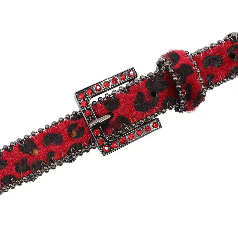 Other cheetah leopard print belt 95 cm Size 36 - 5 Thumbnail
