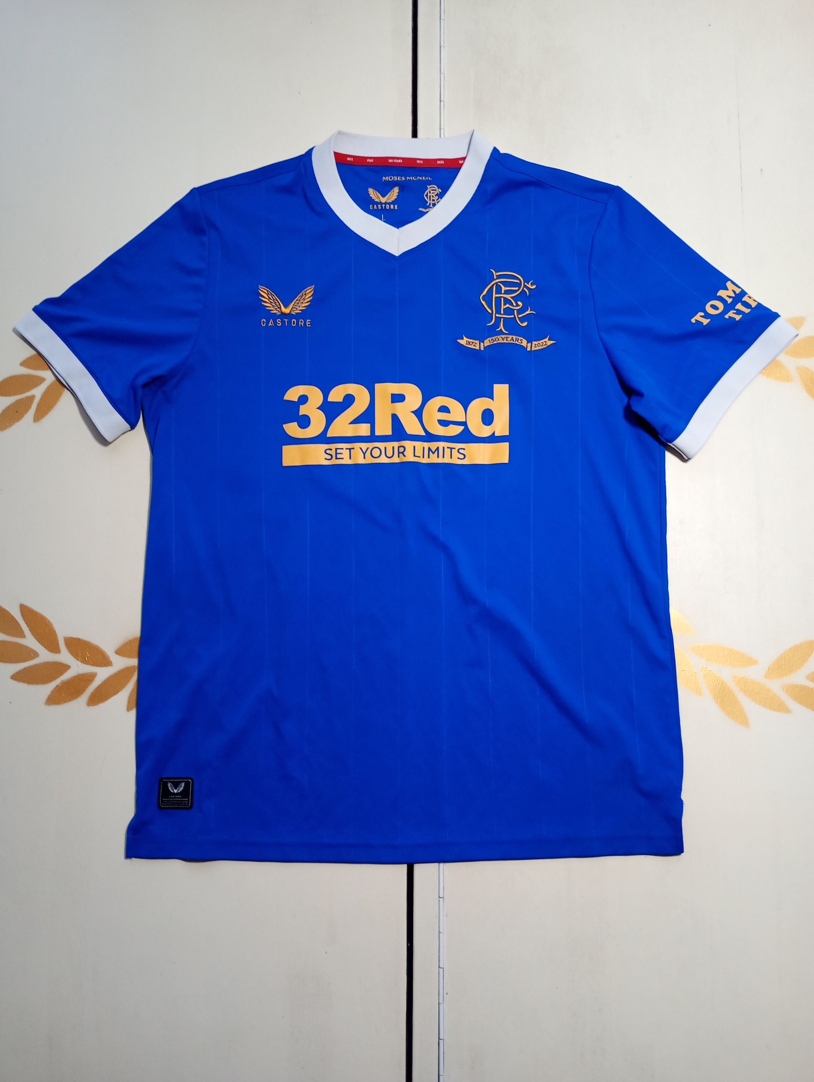 Castore Castore Glasgow Rangers Jersey 150-th Anniversary 2021-2022 Size US L / EU 52-54 / 3 - 1 Thumbnail