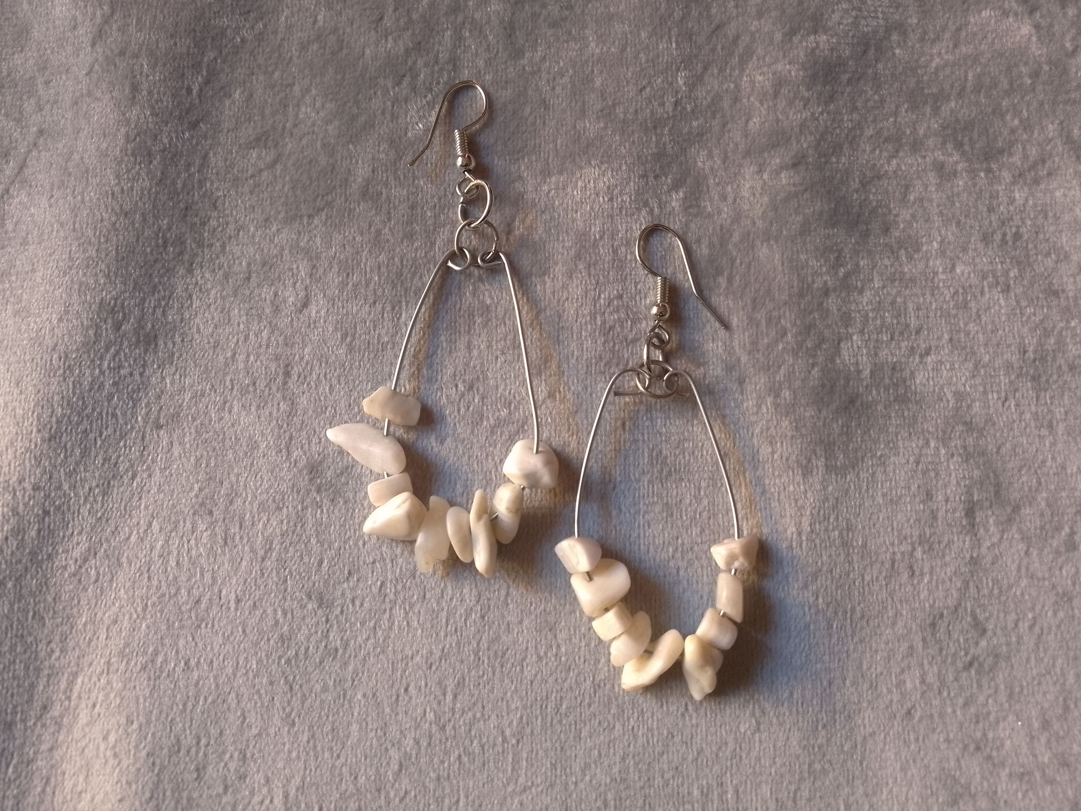 Handmade Necklace. Pendant pearl sea shell.Earrings. Stainless steel Size ONE SIZE - 7 Thumbnail
