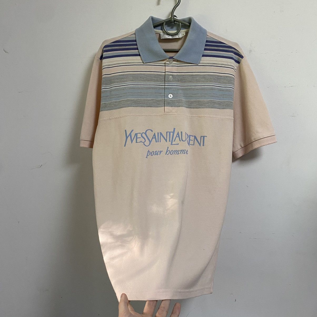 Yves Saint Laurent Vintage Yves Saint Laurent Polo shirt Big Logo Y2k Size US S / EU 44-46 / 1 - 4 Thumbnail