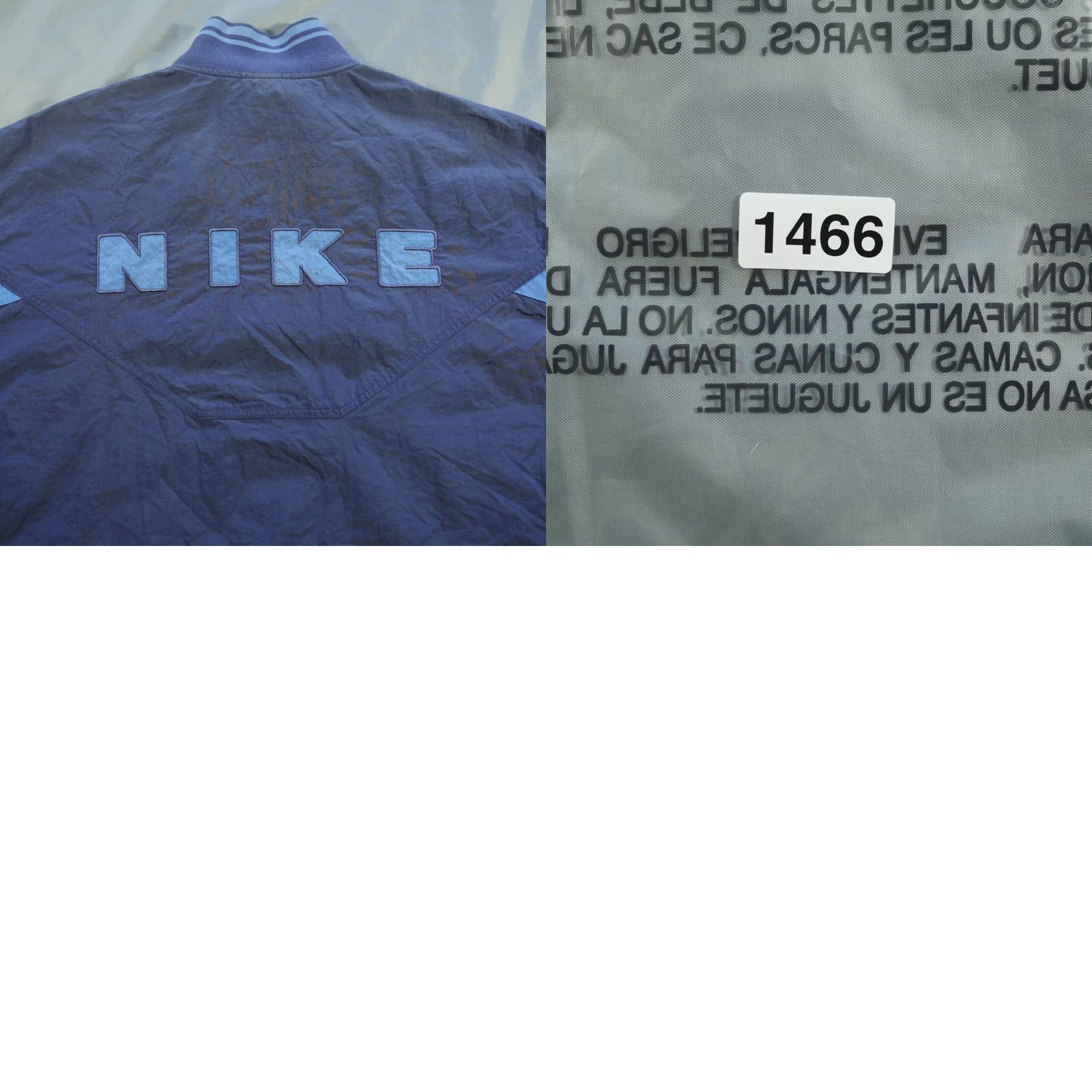 Nike VINTAGE Nike Jacket Mens XL Blue 90s 1/4 Zip Windbreaker Pull Over Y2K Windbreaker Jacket Size US XL / EU 56 / 4 - 9 Thumbnail