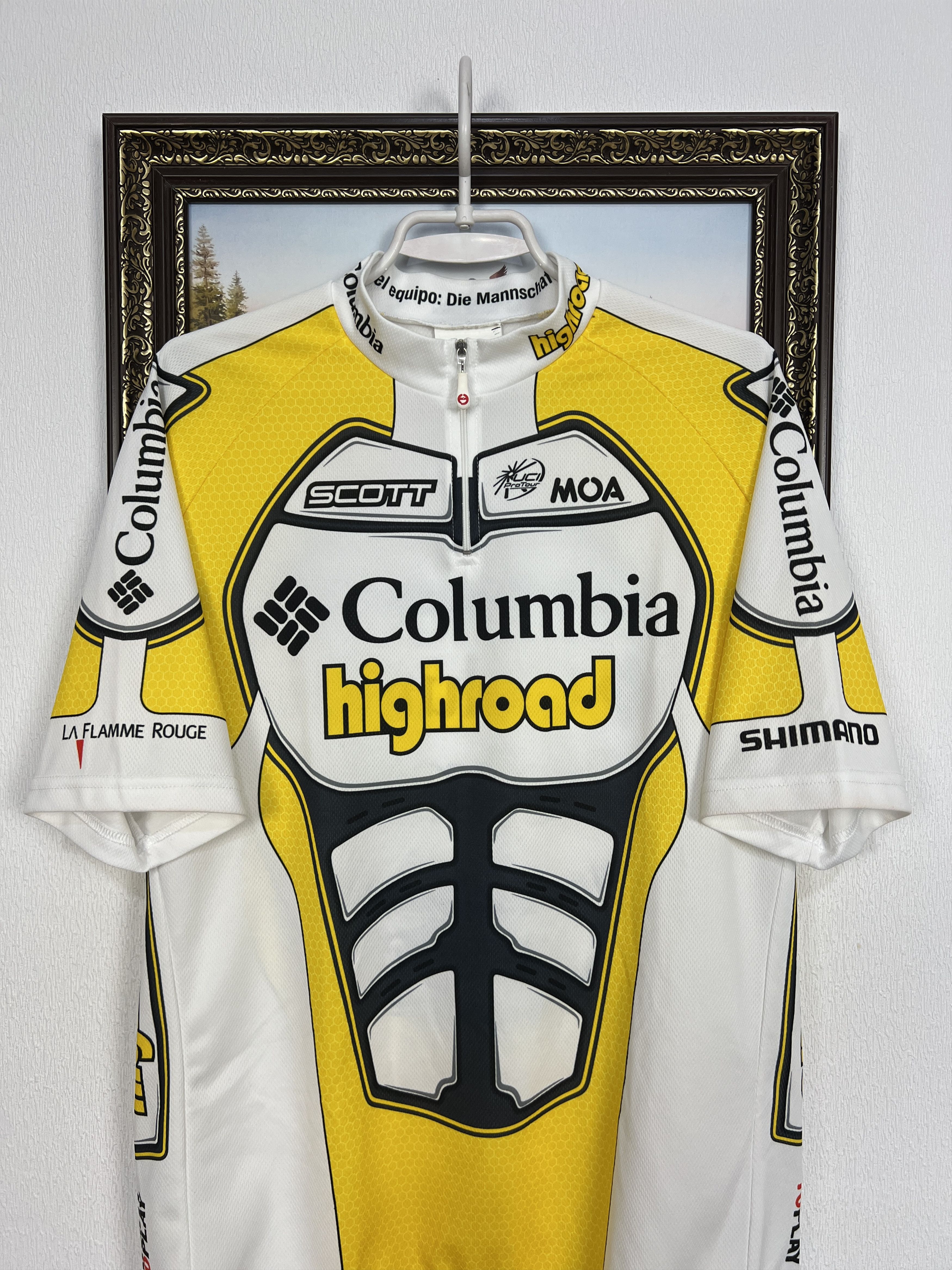 Vintage Vintage Columbia Highroad Cycling Jersey Mens Shirt Maglia Size US L / EU 52-54 / 3 - 2 Thumbnail
