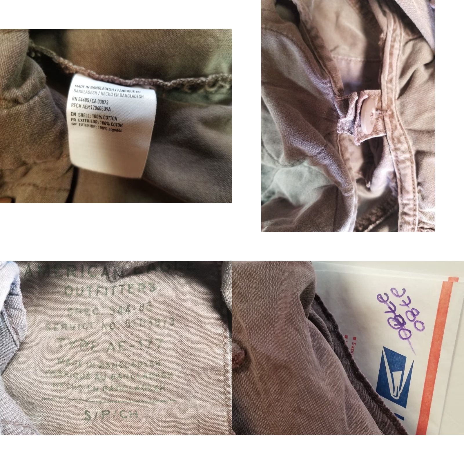 American Eagle Outfitters American Eagle Outfitters Womens Military Jacket Type AE-177 Size Small Size S / US 4 / IT 40 - 9 Thumbnail