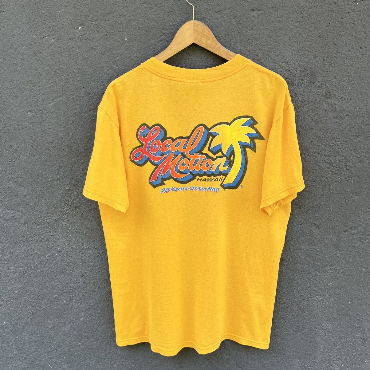 Sun Surf Thrashed Faded 90s Local Motion Surfing Brand Tee Size US M / EU 48-50 / 2 - 1 Thumbnail