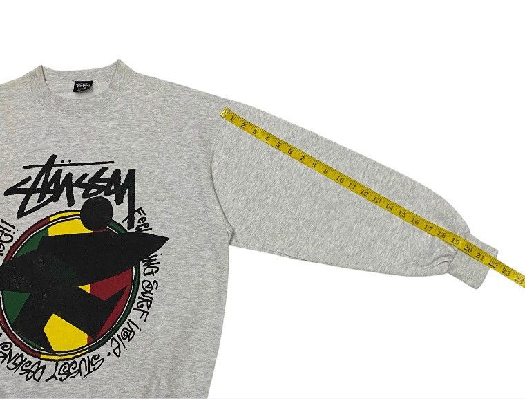 Stussy × Vintage Vintage Stussy Rasta Sweatshirt Size US M / EU 48-50 / 2 - 16 Thumbnail