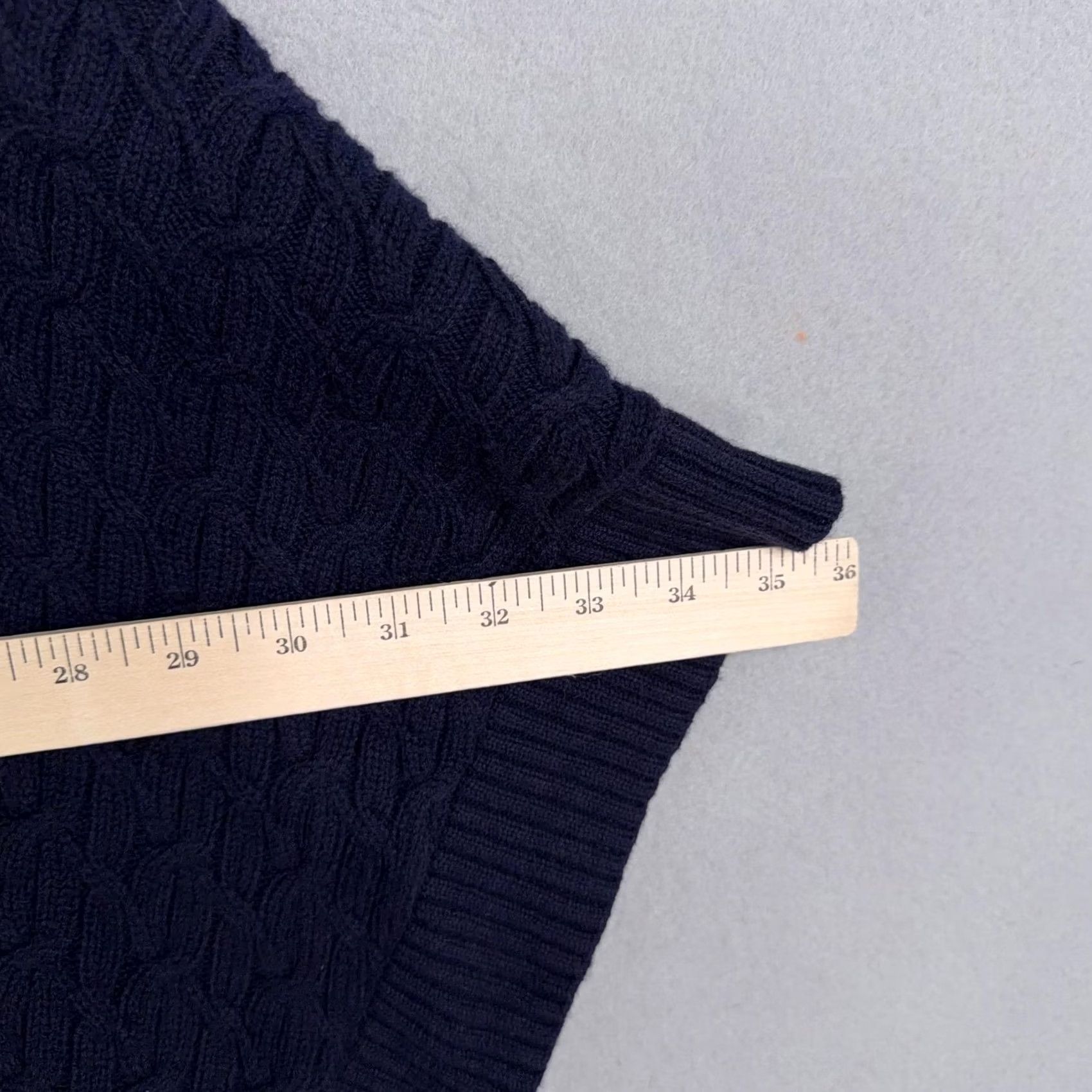 Talbots Talbots Sweater Cap e Womens Small Blue Cowl Neck Button Cable Knit Poncho Size S / US 4 / IT 40 - 7 Thumbnail